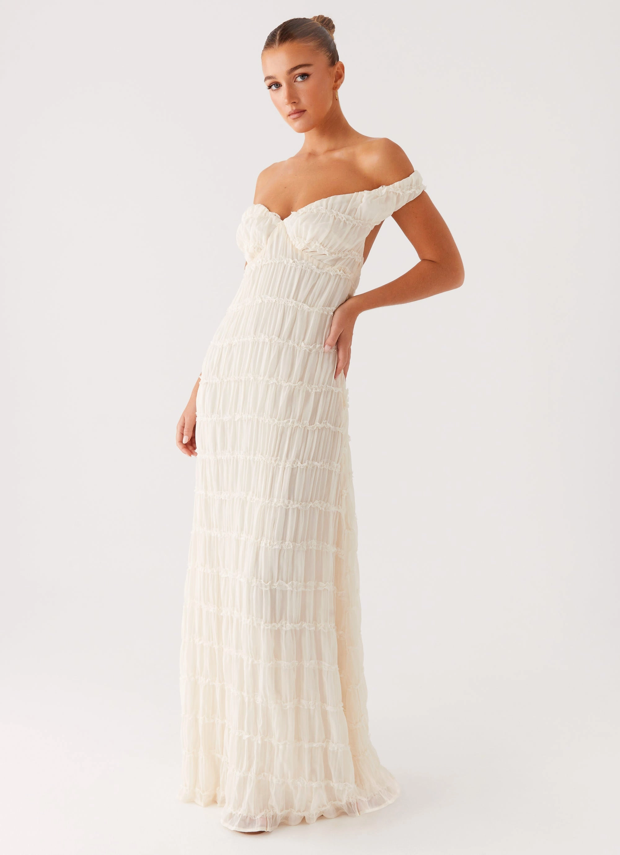 Stain-Guard-Finish Embrace Maxi Dress - Ivory