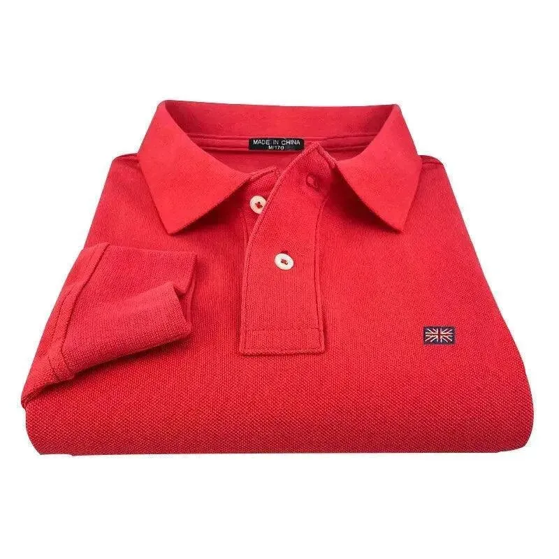 Embroidered Logo Men Polo Shirt