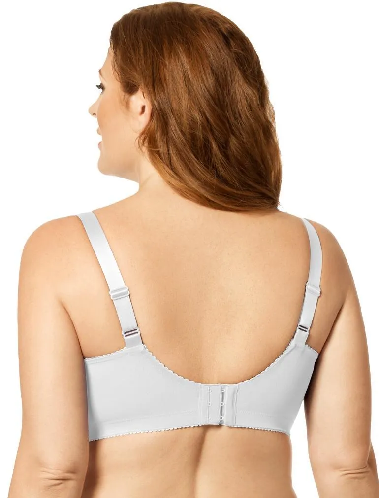 Embroidered Microfiber Soft cup ELILA BRA White Style: 1301