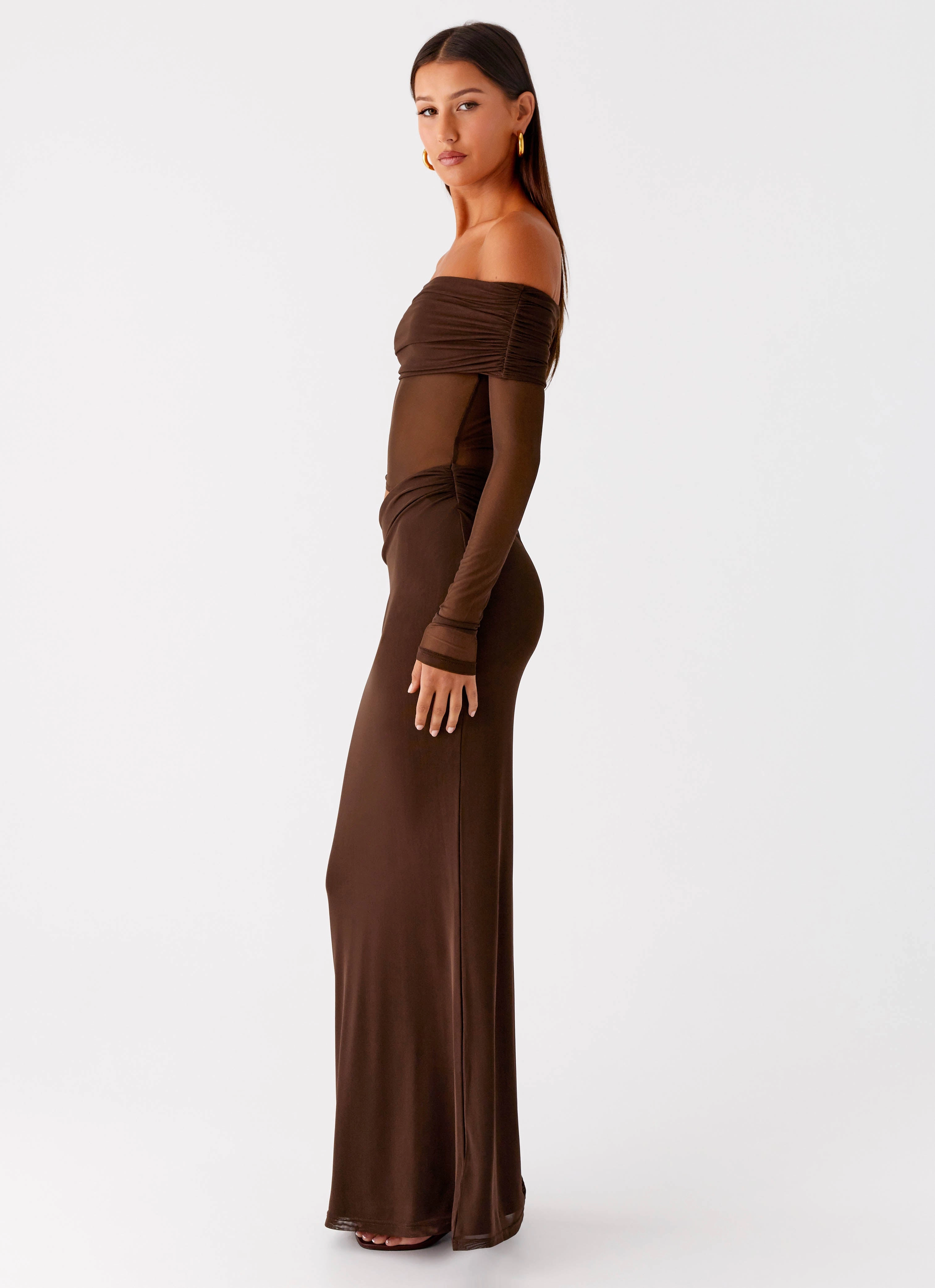 Emery Maxi Dress - Chocolate Air Layer Urban Fit