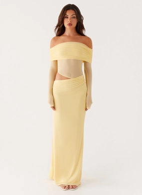 Emery Maxi Dress - Yellow Smart Chic Casual maxi dress Emery Maxi Dress - Yellow