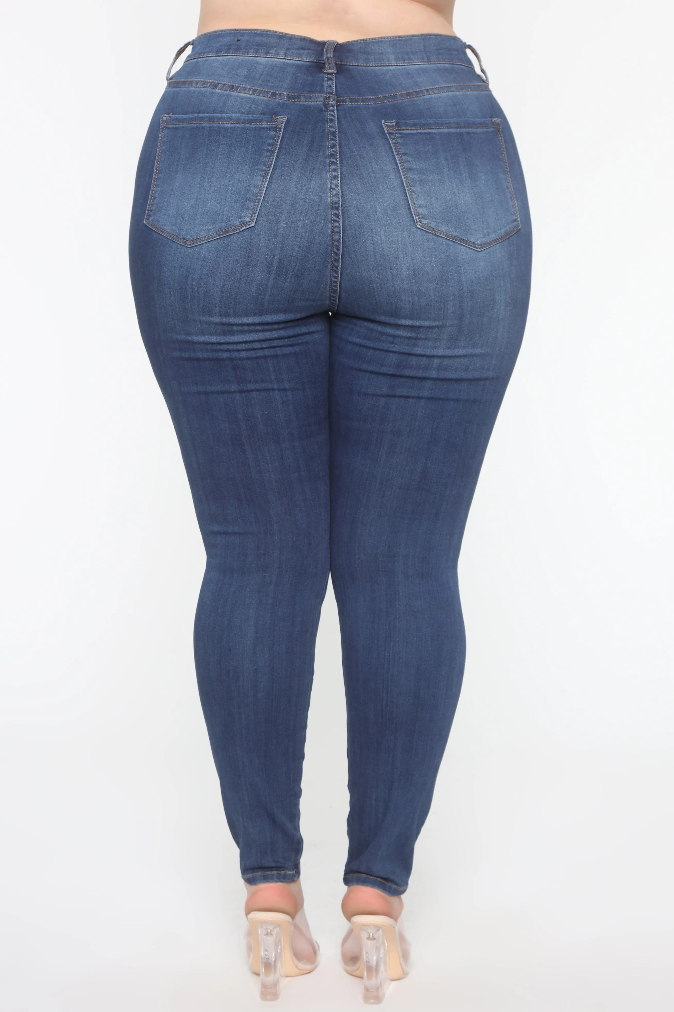 Emma Super Stretch High Rise Skinny Jean - DarkDenim