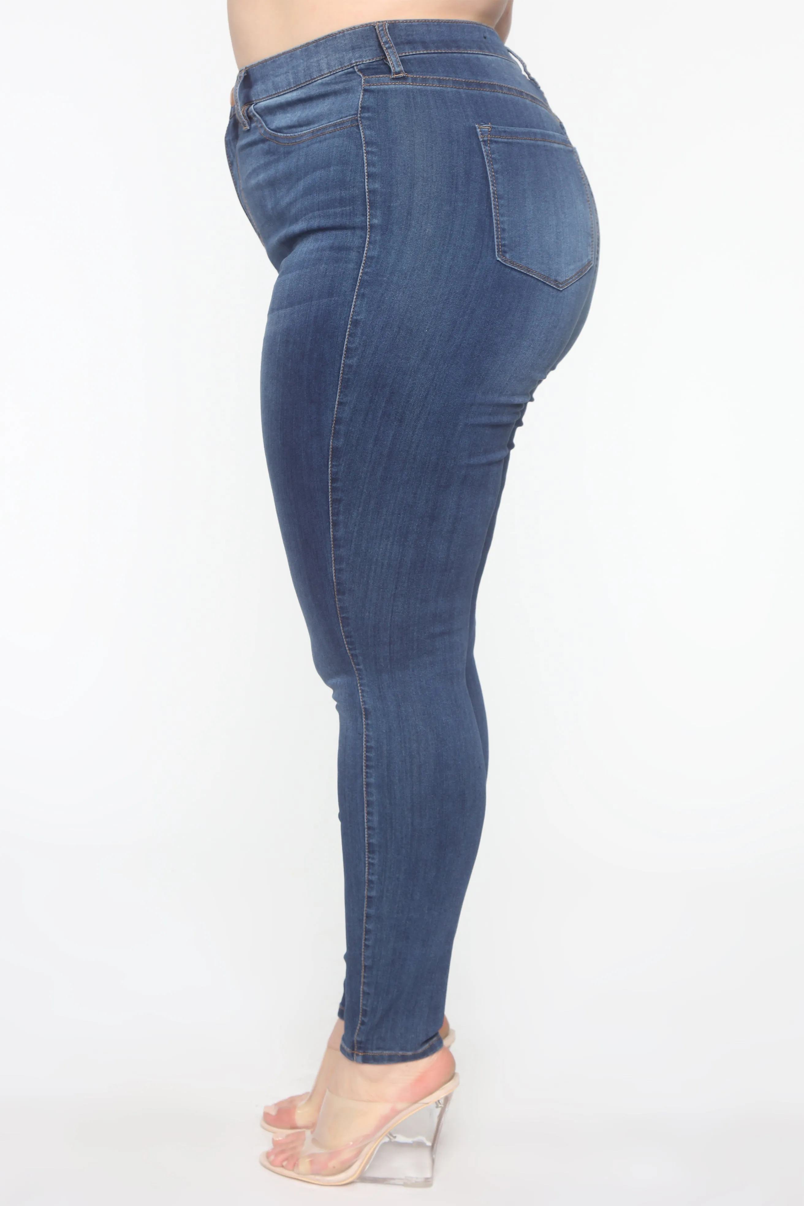 Emma Super Stretch High Rise Skinny Jean - DarkDenim