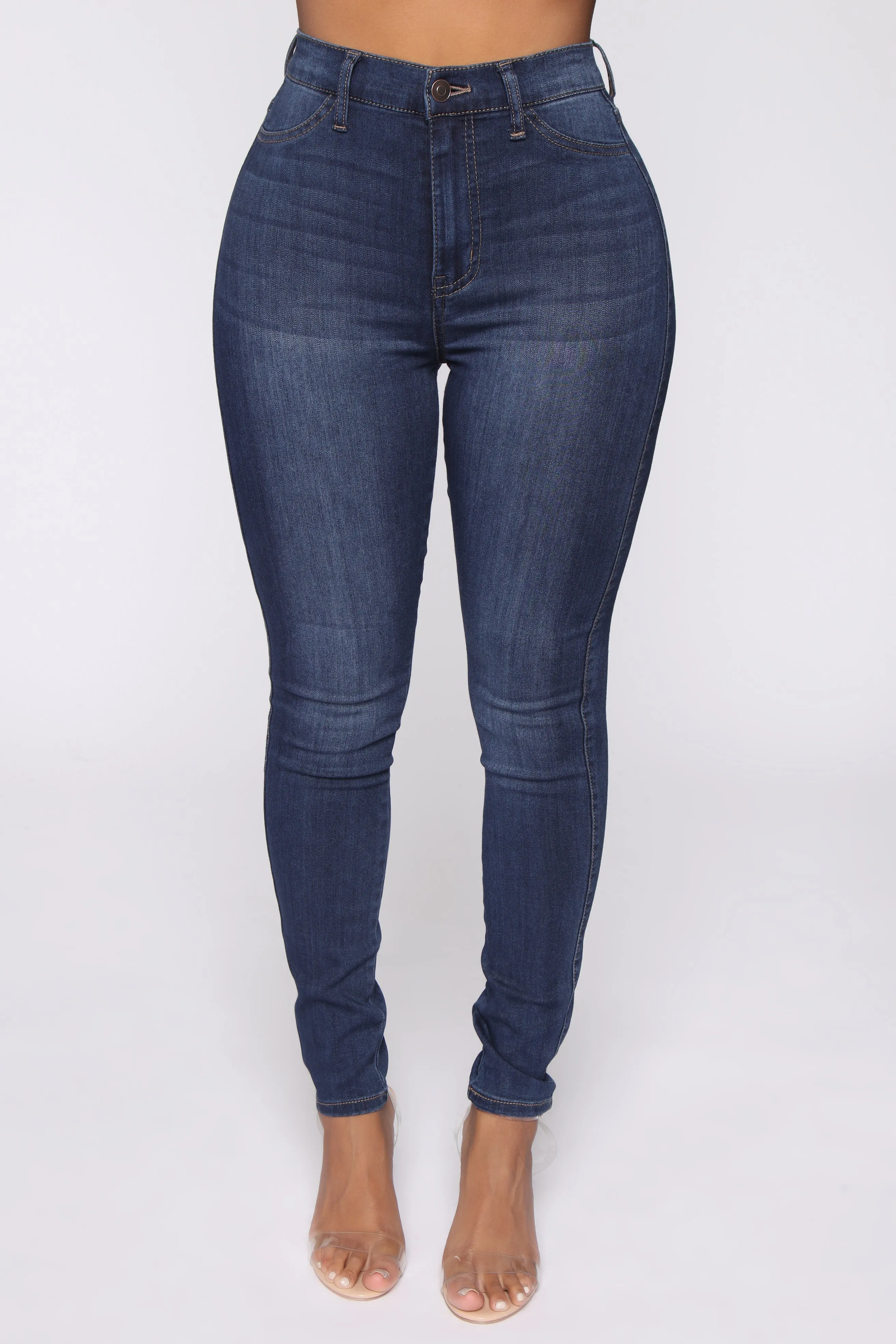 Emma Super Stretch High Rise Skinny Jean - DarkDenim