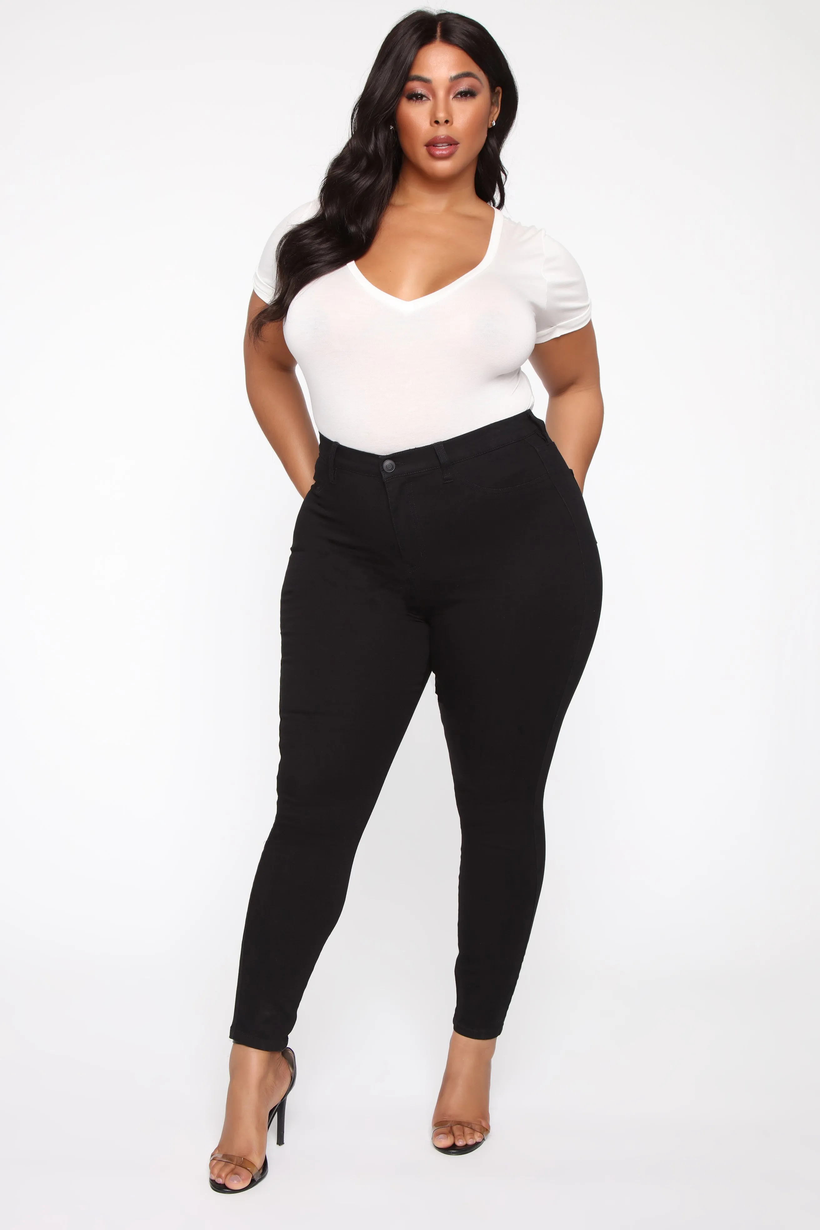 Emma Super Stretch High Rise Skinny Jean - DarkDenim