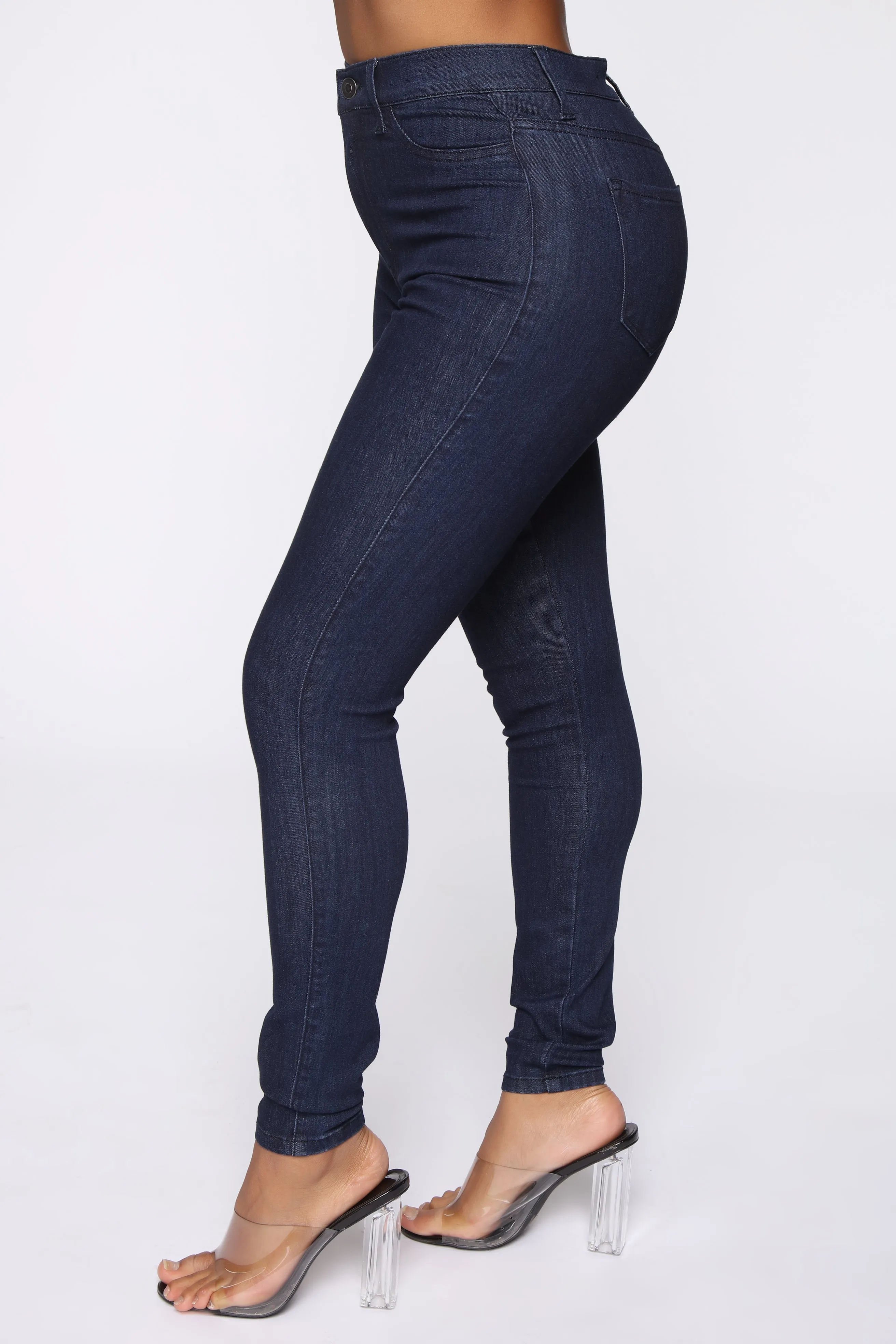 Emma Super Stretch High Rise Skinny Jean - DarkDenim