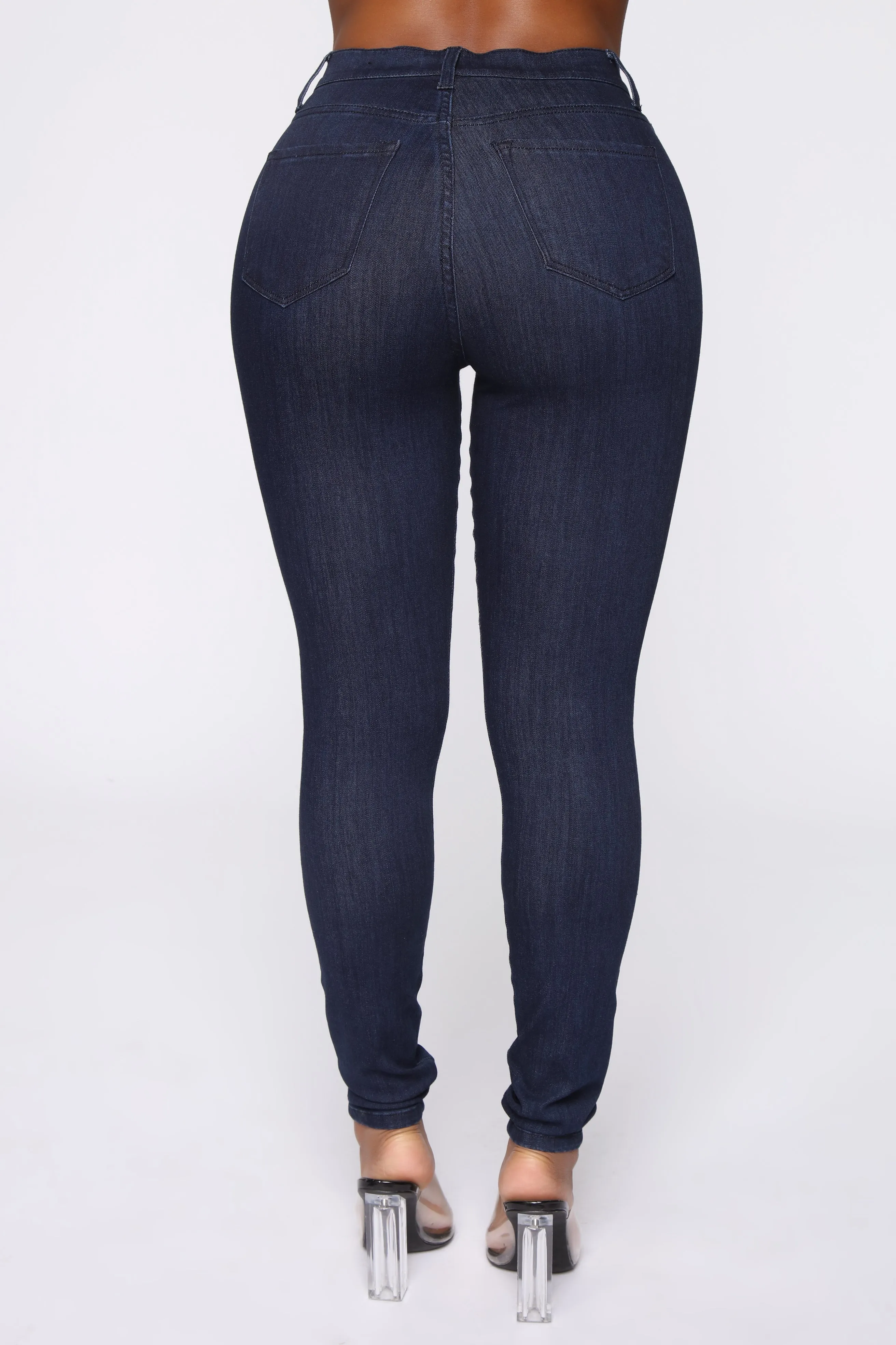 Emma Super Stretch High Rise Skinny Jean - DarkDenim