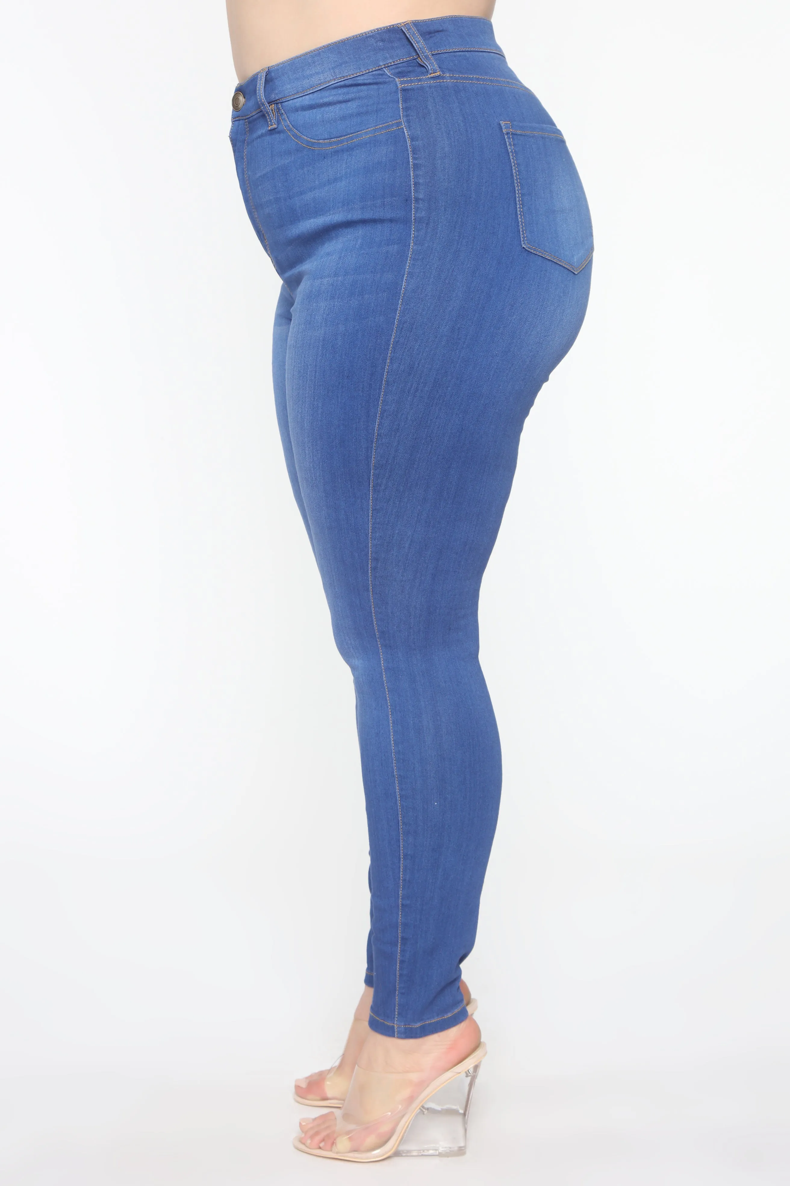 Emma Super Stretch High Rise Skinny Jean - DarkDenim