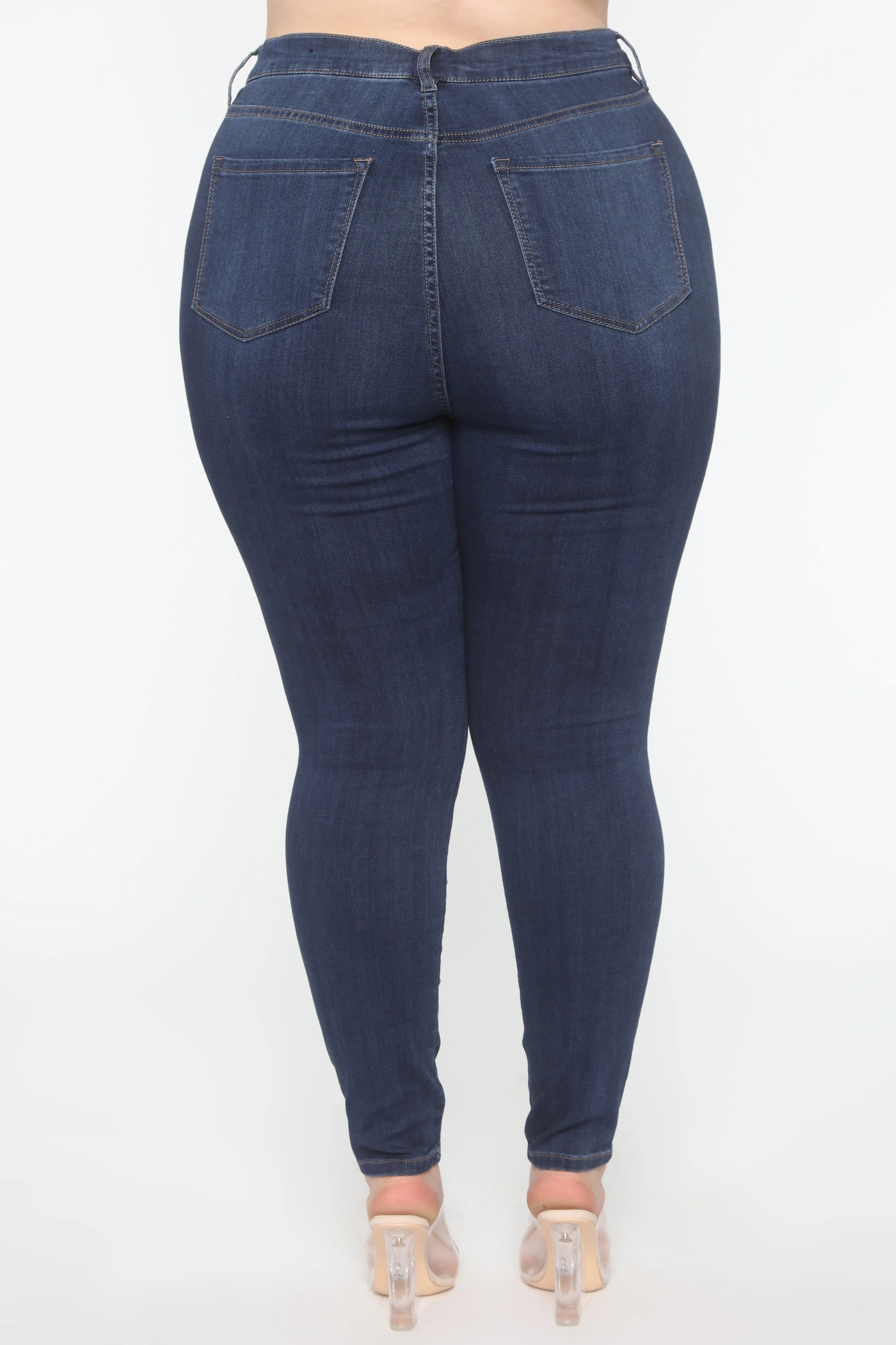 Emma Super Stretch High Rise Skinny Jean - DarkDenim