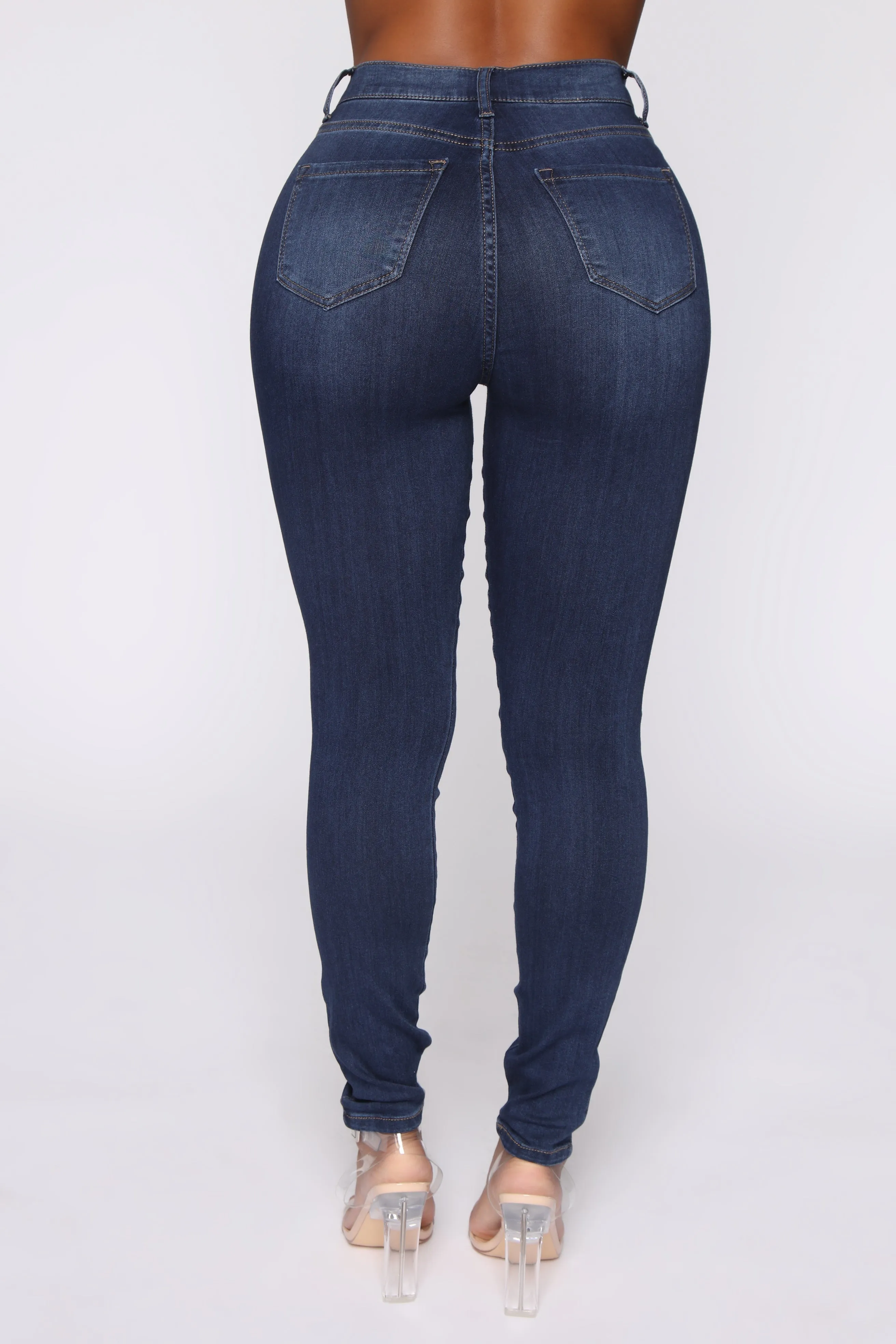 Emma Super Stretch High Rise Skinny Jean - DarkDenim