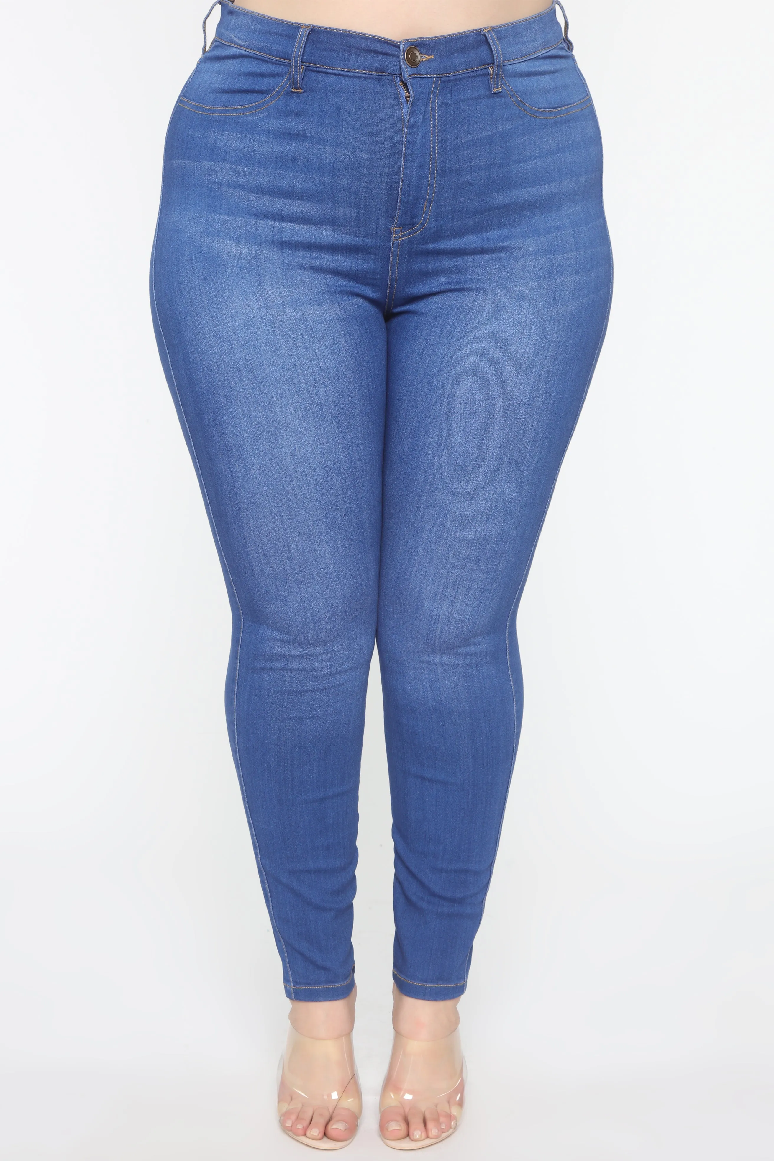Emma Super Stretch High Rise Skinny Jean - DarkDenim