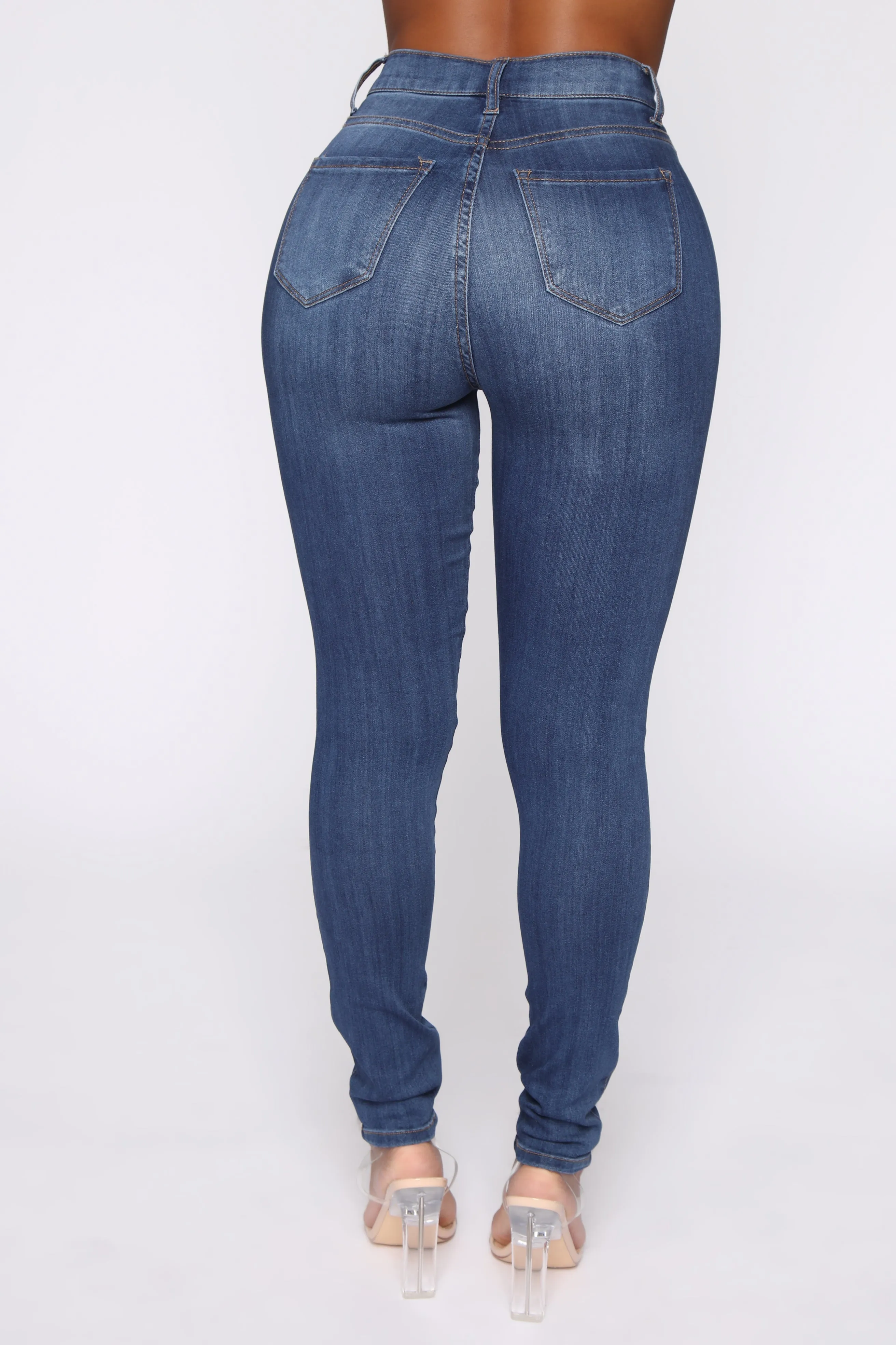 Emma Super Stretch High Rise Skinny Jean - DarkDenim