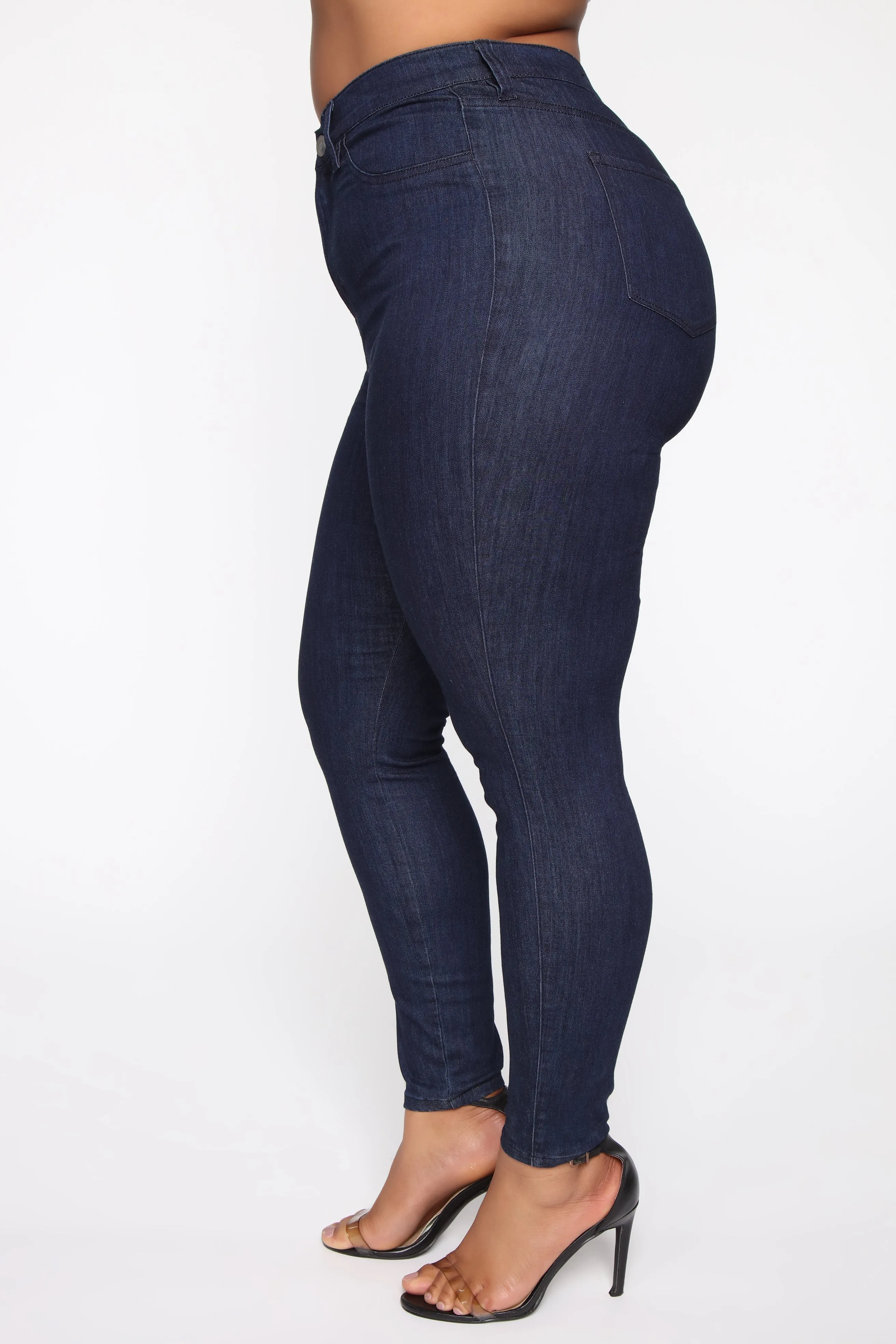 Emma Super Stretch High Rise Skinny Jean - DarkDenim