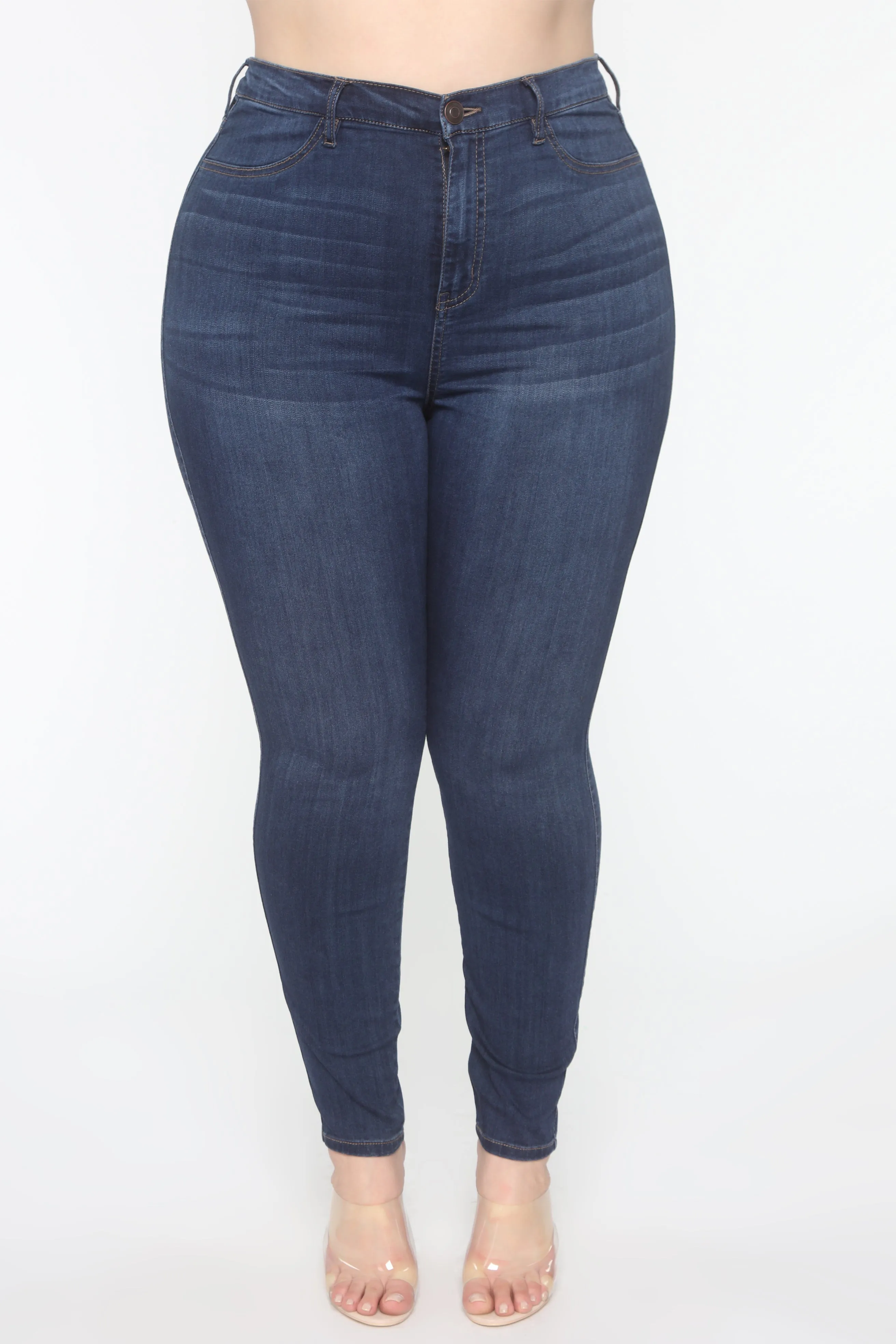 Emma Super Stretch High Rise Skinny Jean - DarkDenim