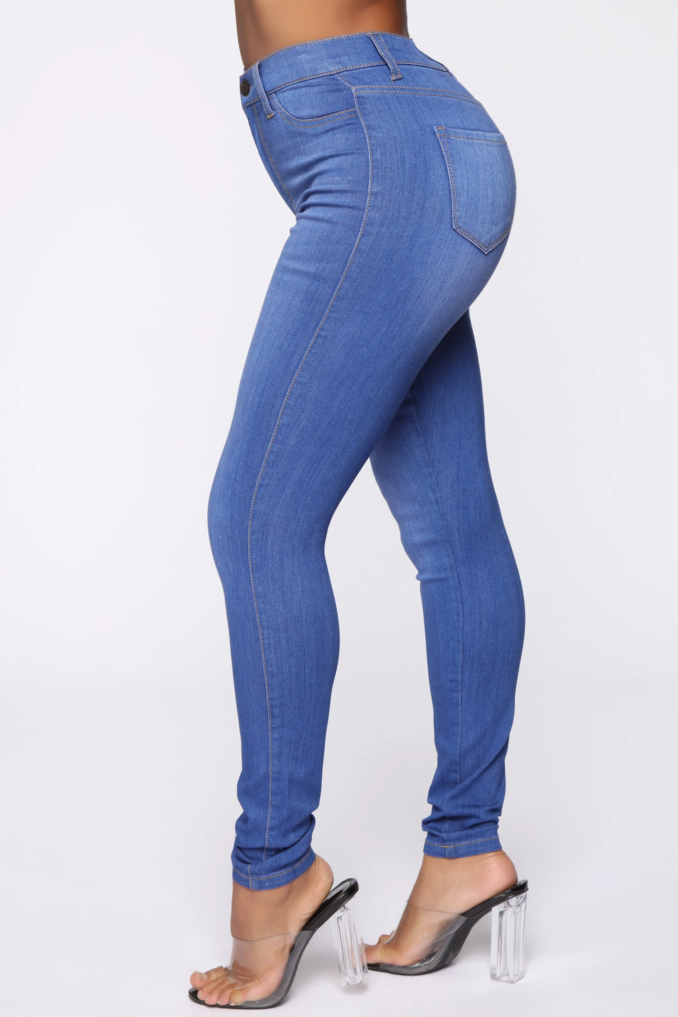 Emma Super Stretch High Rise Skinny Jean - DarkDenim