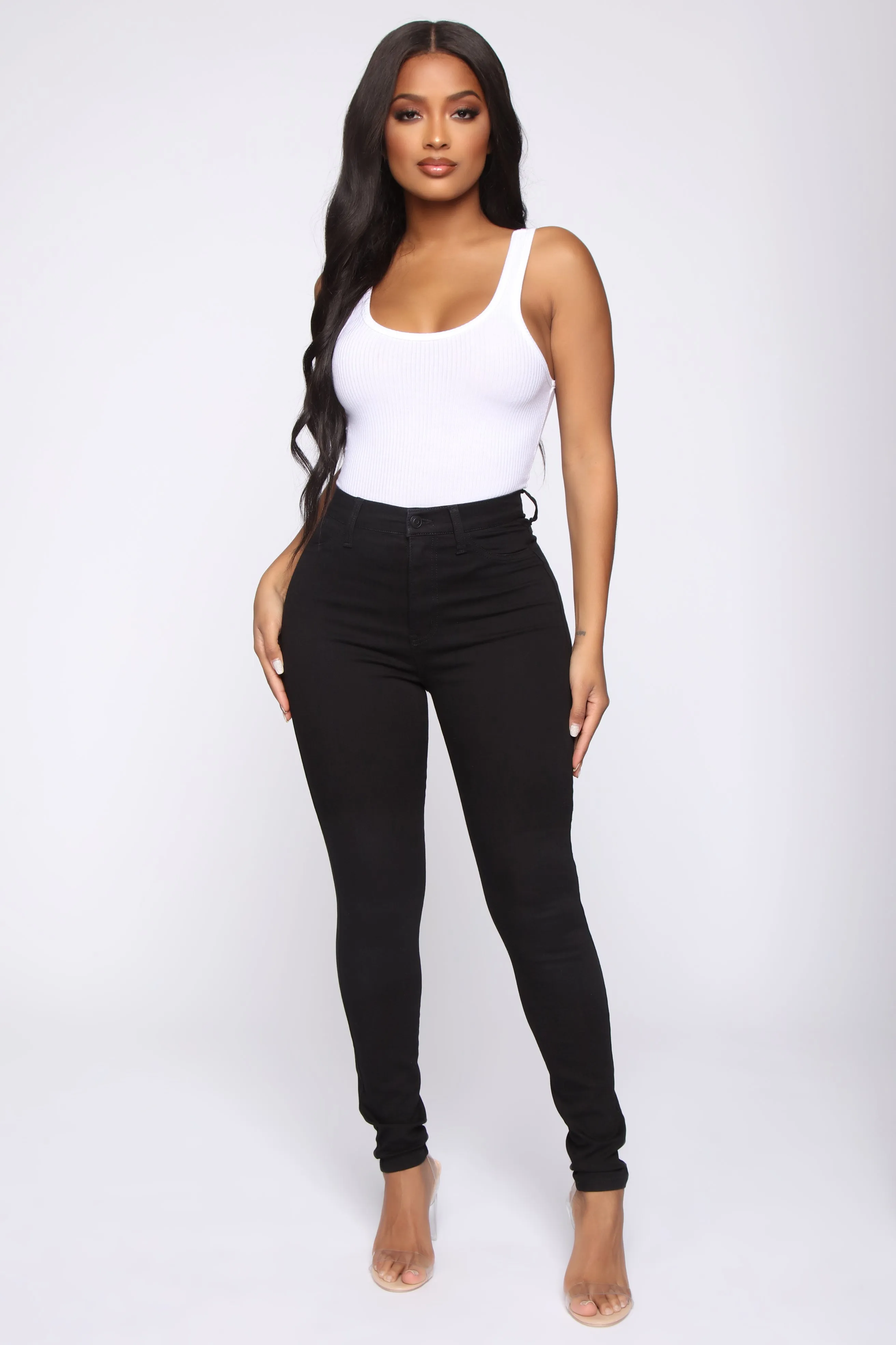 Emma Super Stretch High Rise Skinny Jean - DarkDenim