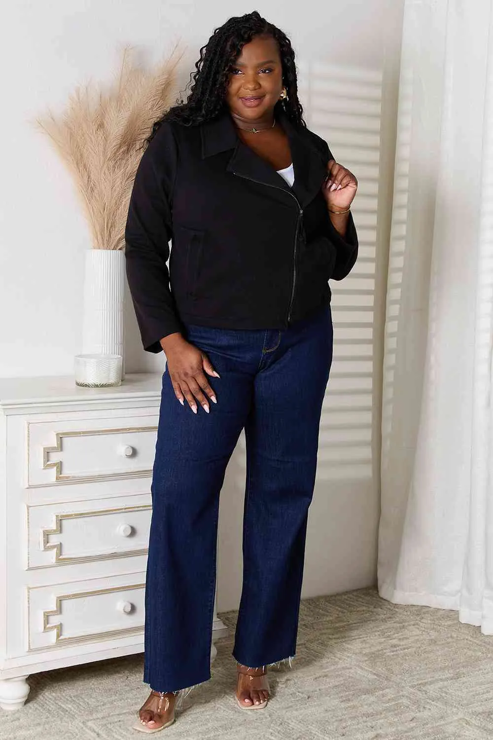 Emory Zip-Up Jacket with Pockets