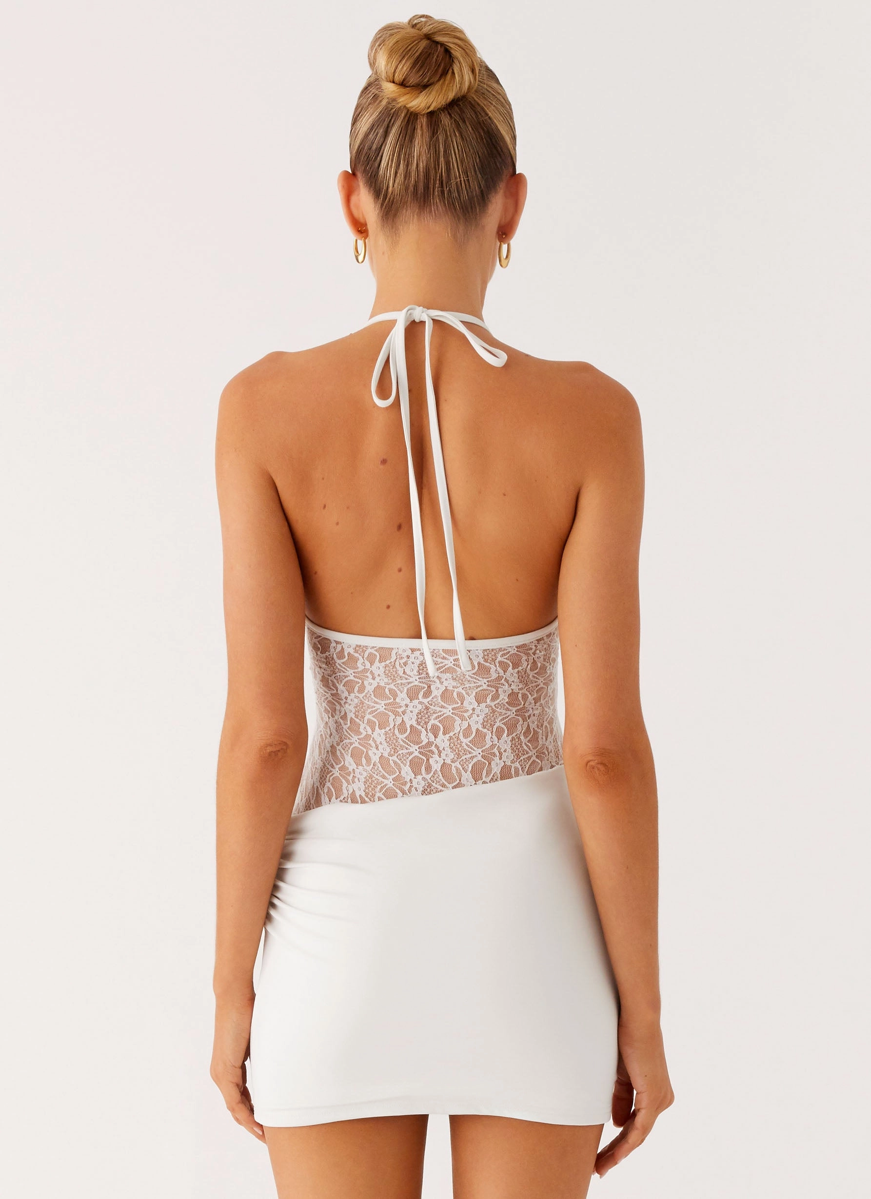 Enchant Lace Mini Dress - Ivory Trend Focused