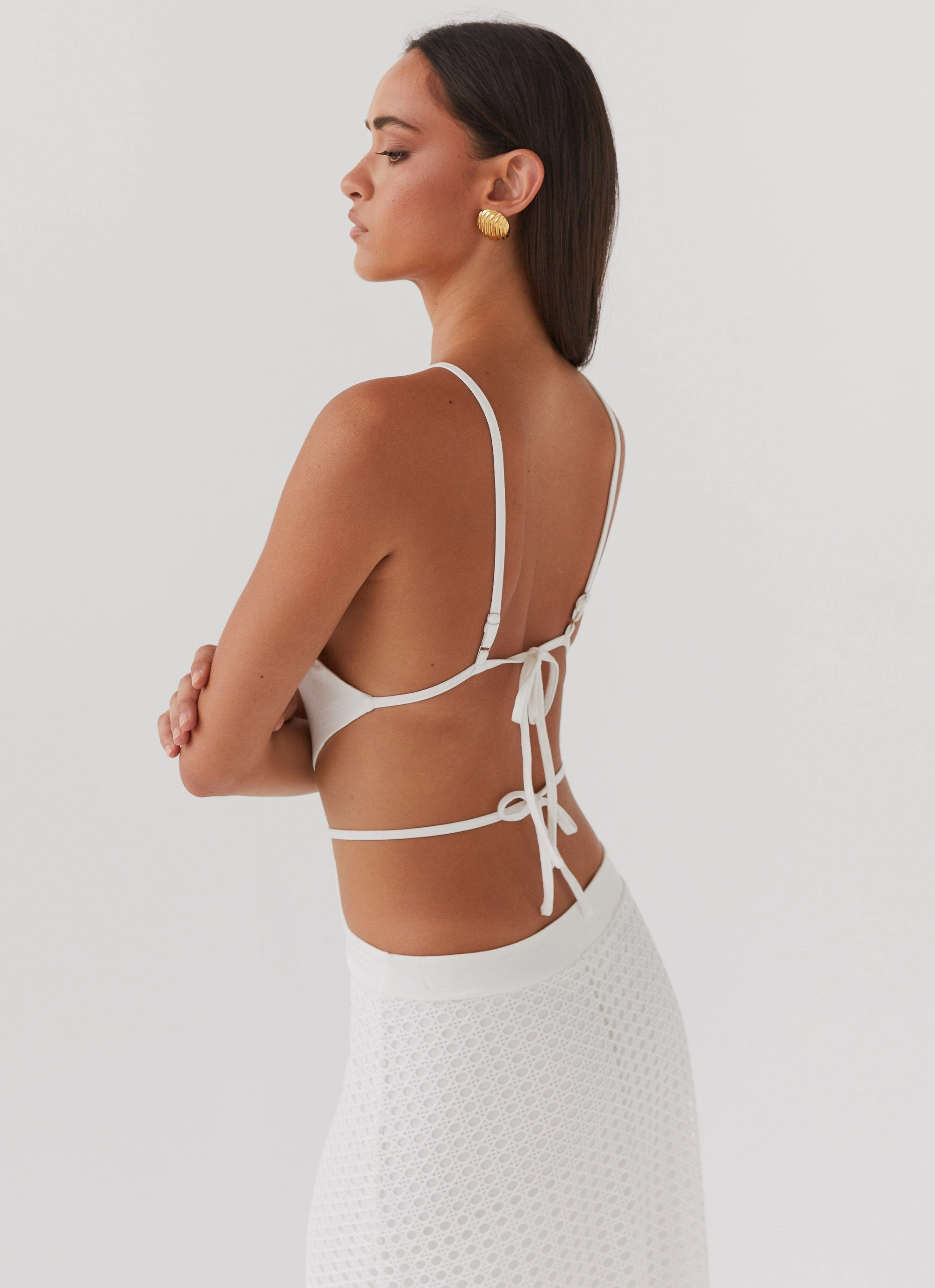 Fashionable Look Date Nightwear Enchanted Melodies Maxi Dress - White