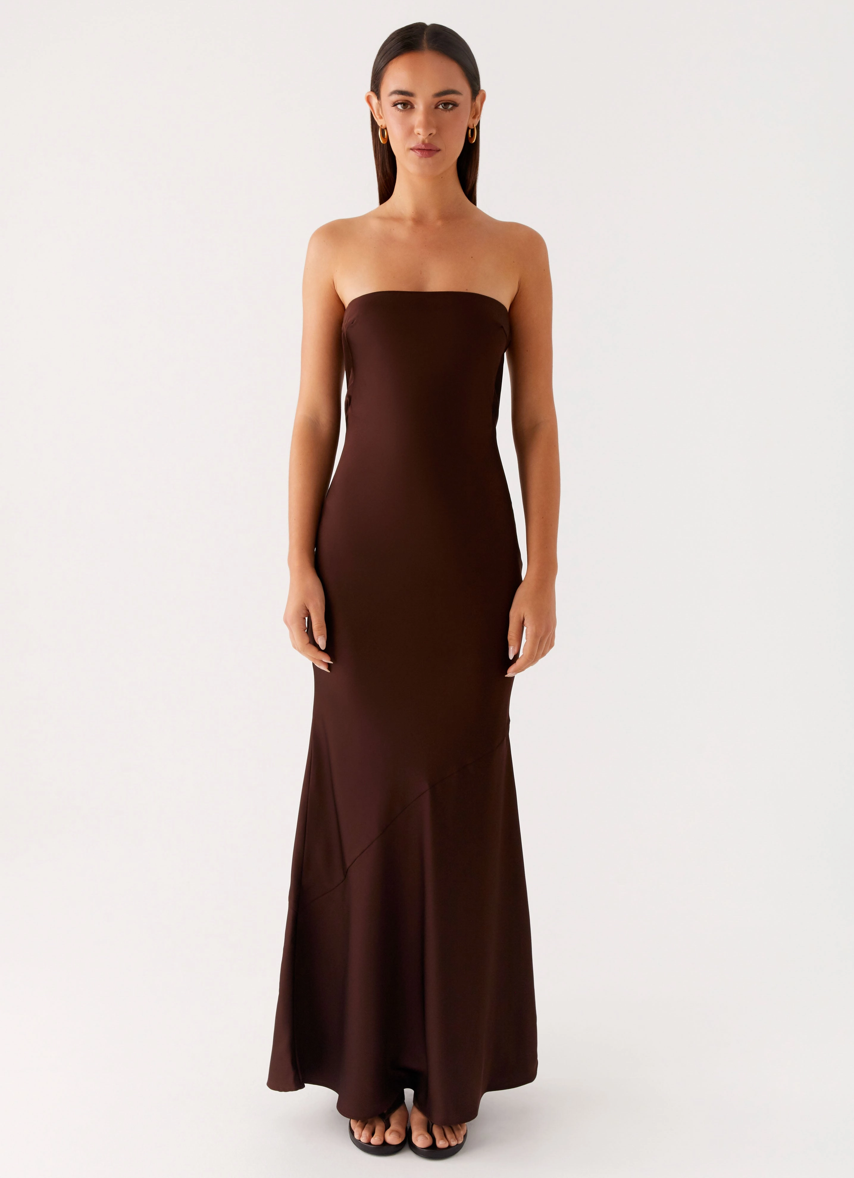 Bold Statement Delicate Touch Endless Nights Maxi Dress - Chocolate