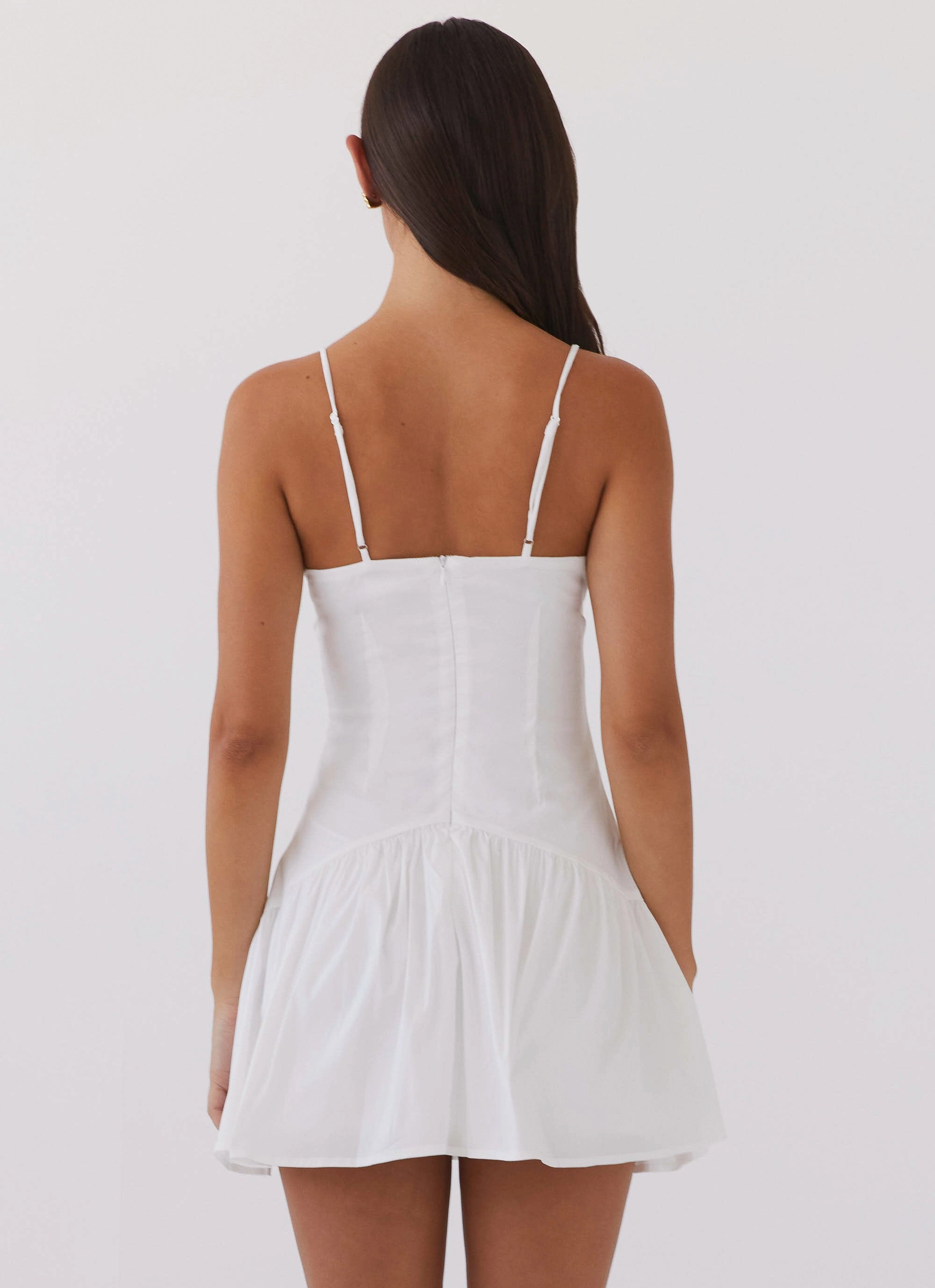 Endless Summer Mini Dress - White Sharp Profile