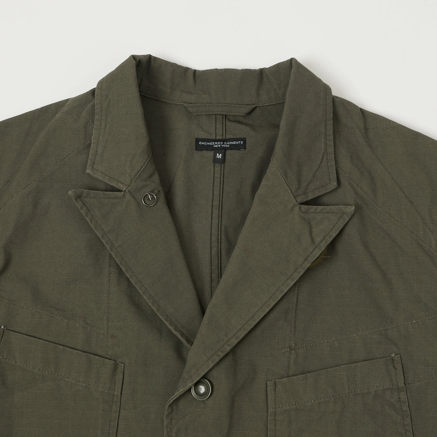 Engineered Garments Heavyweight Ripstop Bedford Jacket - Olive