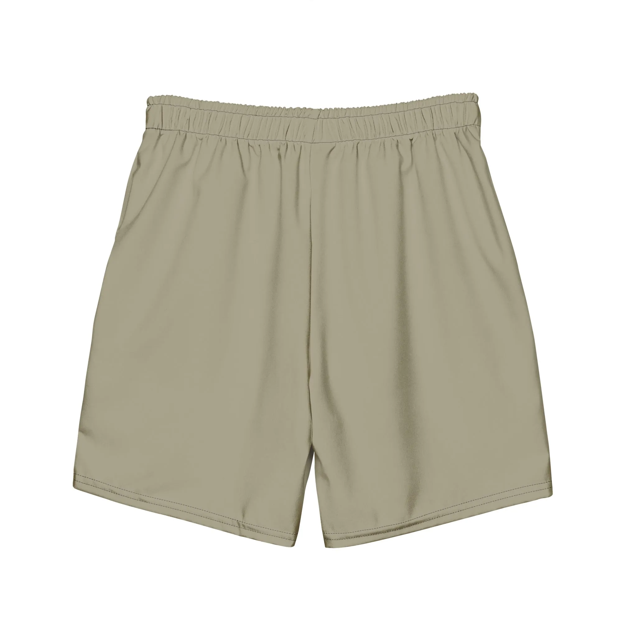 Enjoy Life. - Men's "HYBRID" Swim/Gym Hybrid Shorts (DESERT TAN)