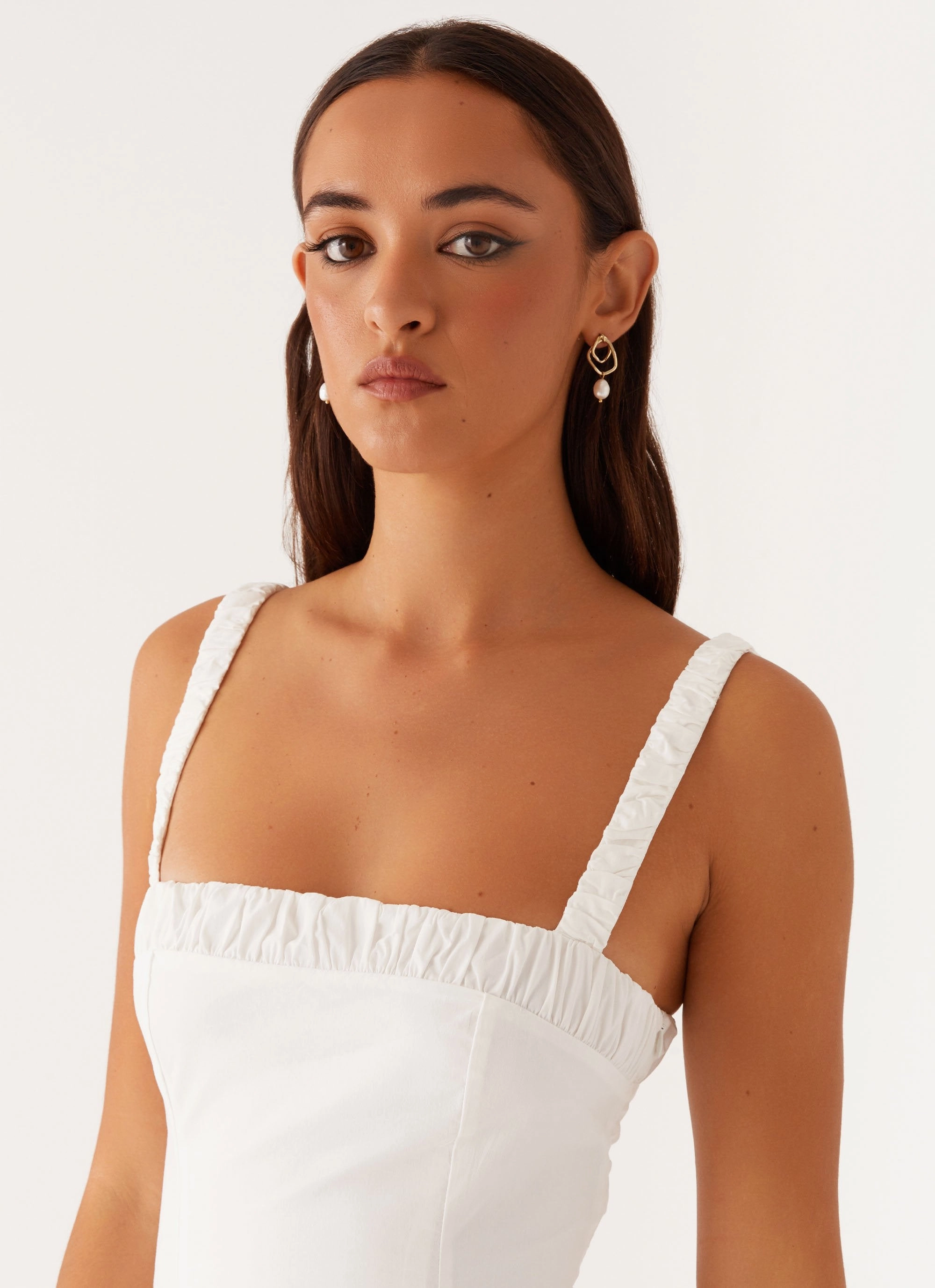 Enola Midi Dress - White FadeResistantColor Everyday Movement