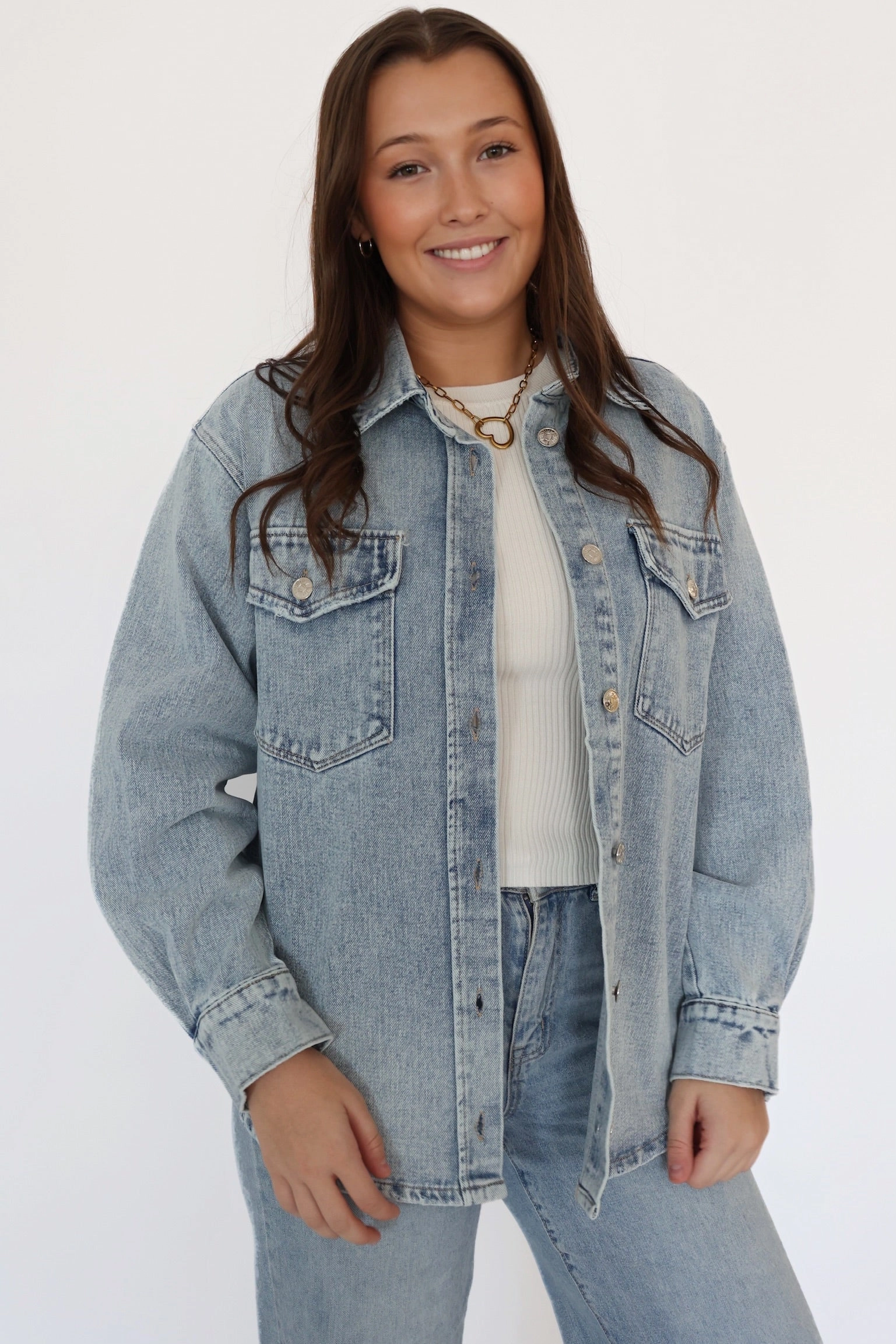 Antistatic Ryle Denim Shacket