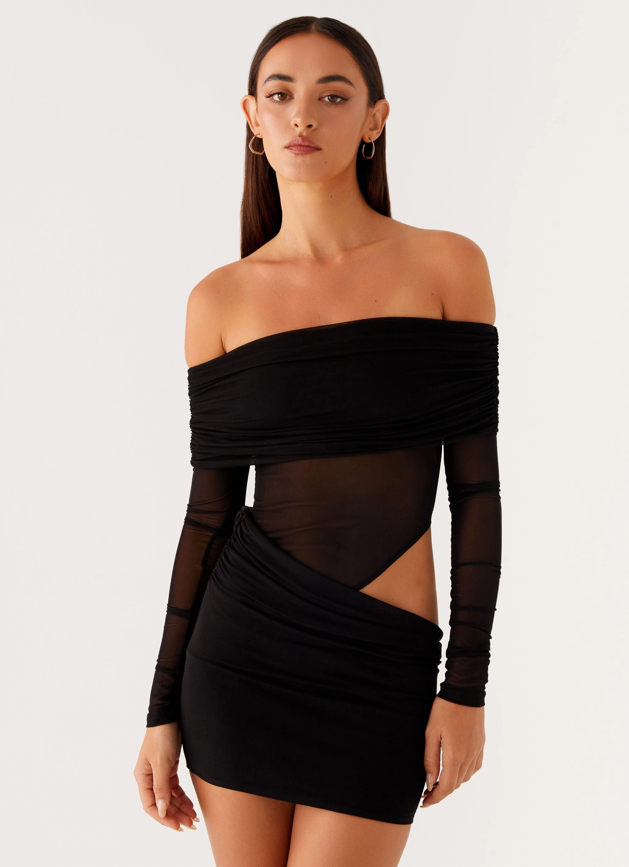Form Fit No Doubt Mini Dress - Black
