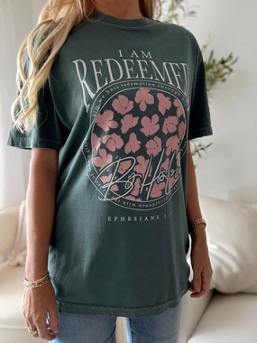 QuickRelease Closures Quick Dry Technology I Am Redeemed Tee