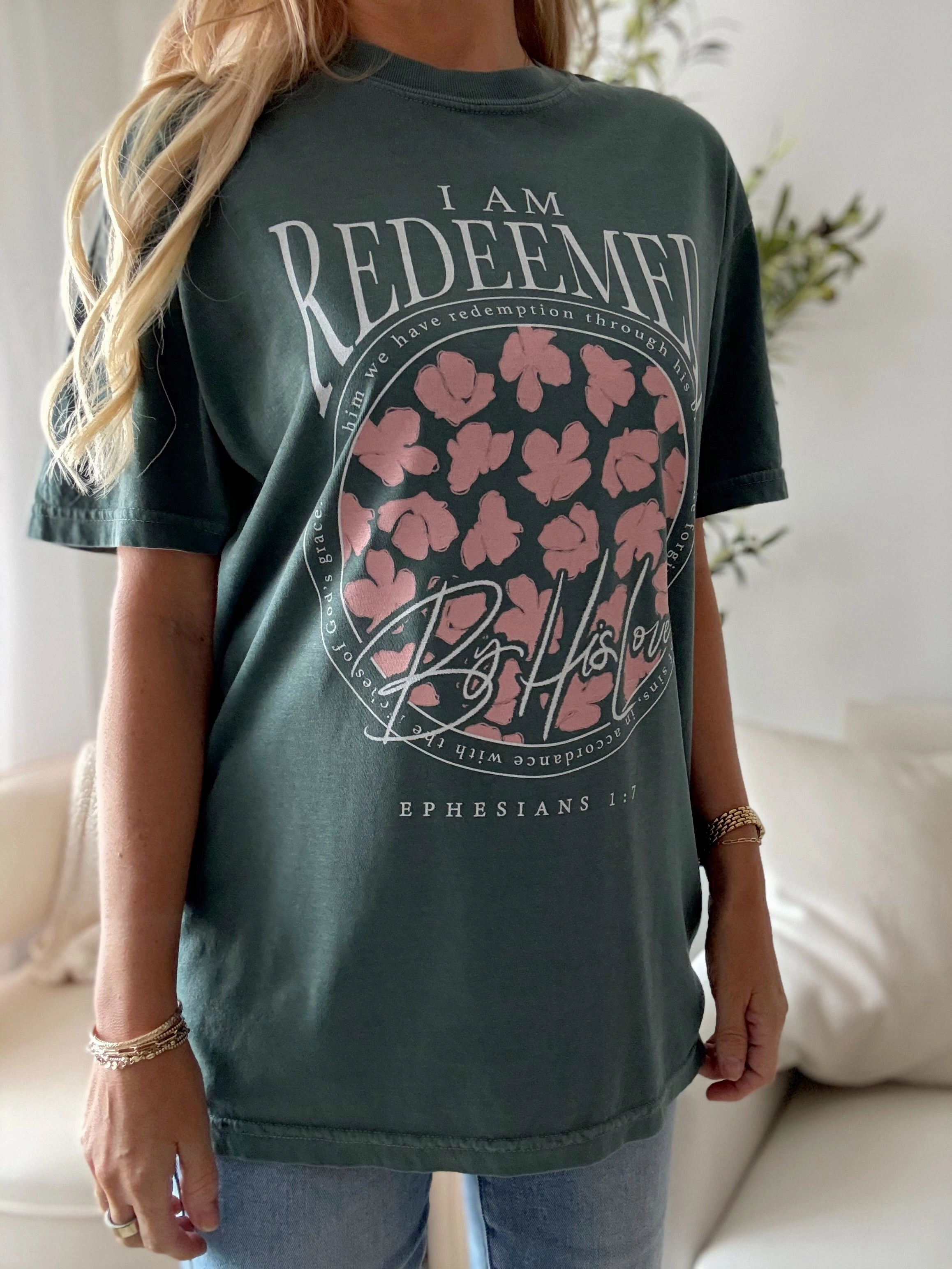QuickRelease Closures Quick Dry Technology I Am Redeemed Tee