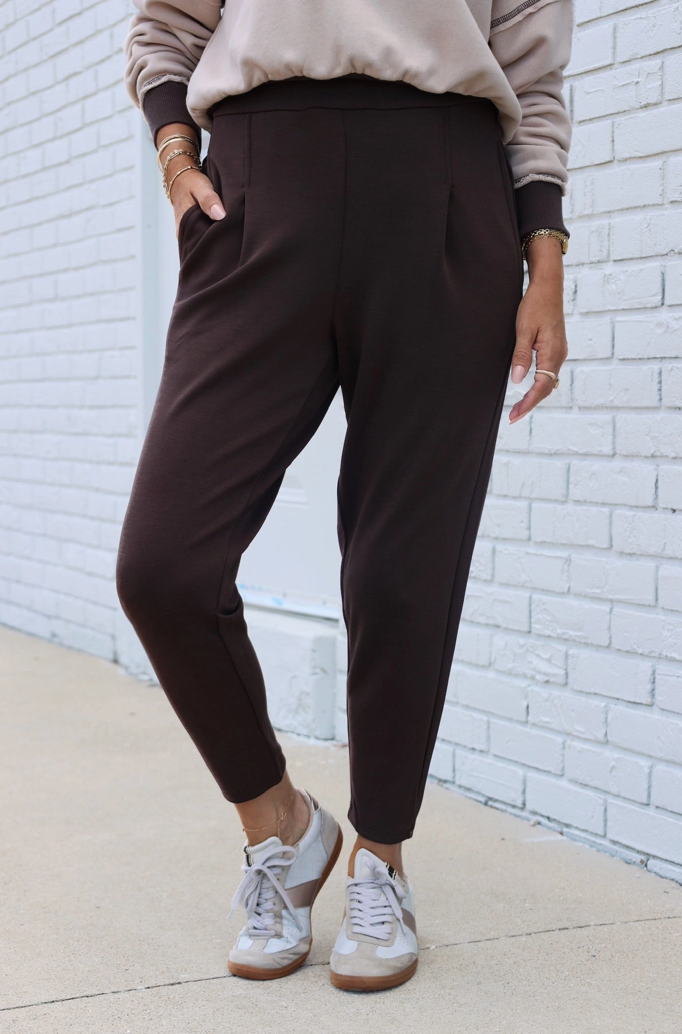 Laguna Scuba Pant- Espresso NeutralPalette