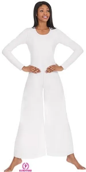 Eurotard Plus Size Adult Scoop Neck Jumpsuit w- Zipper Back, 2X