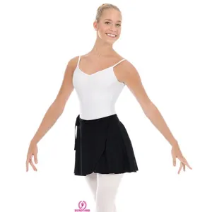Eurotard Women's Plus Size Microfiber Wrap Skirt with Matching Ties
