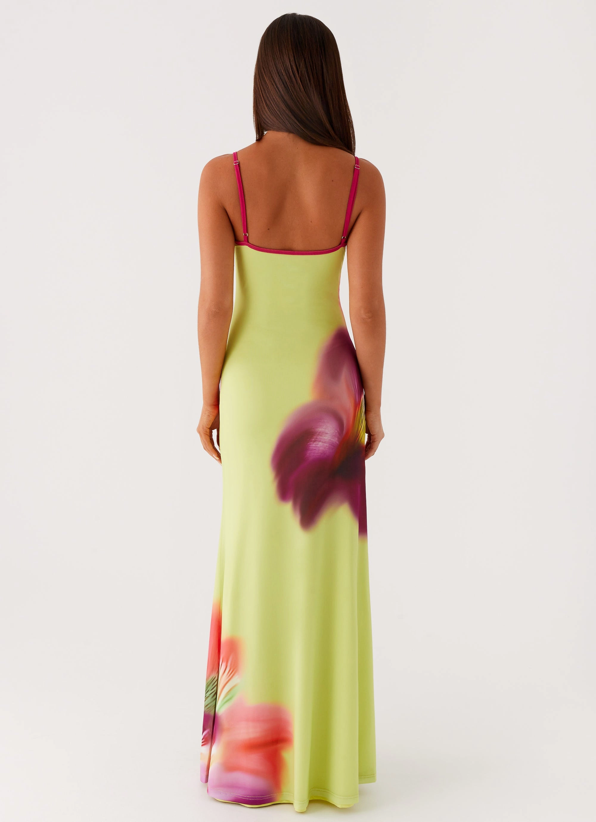 Everett Maxi Dress - Green Tropical Sporty Look Best-Seller