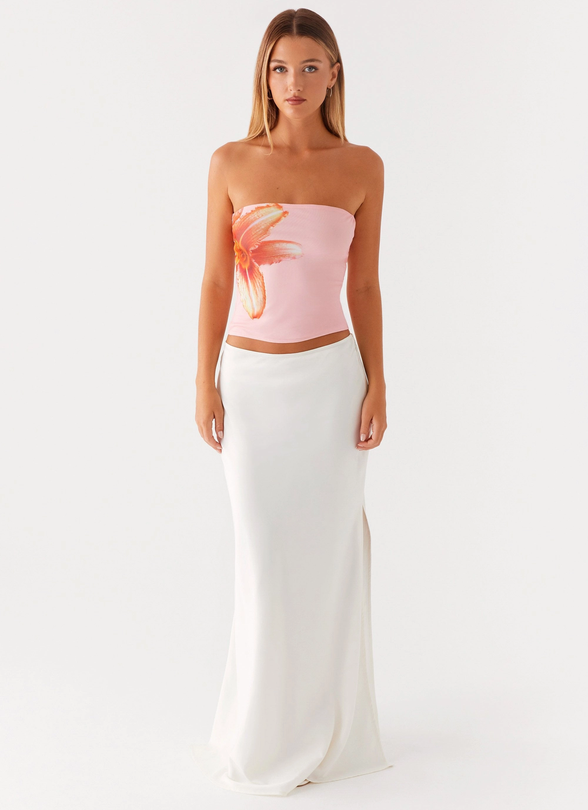 OdorControl Fall For You Strapless Top - Pink