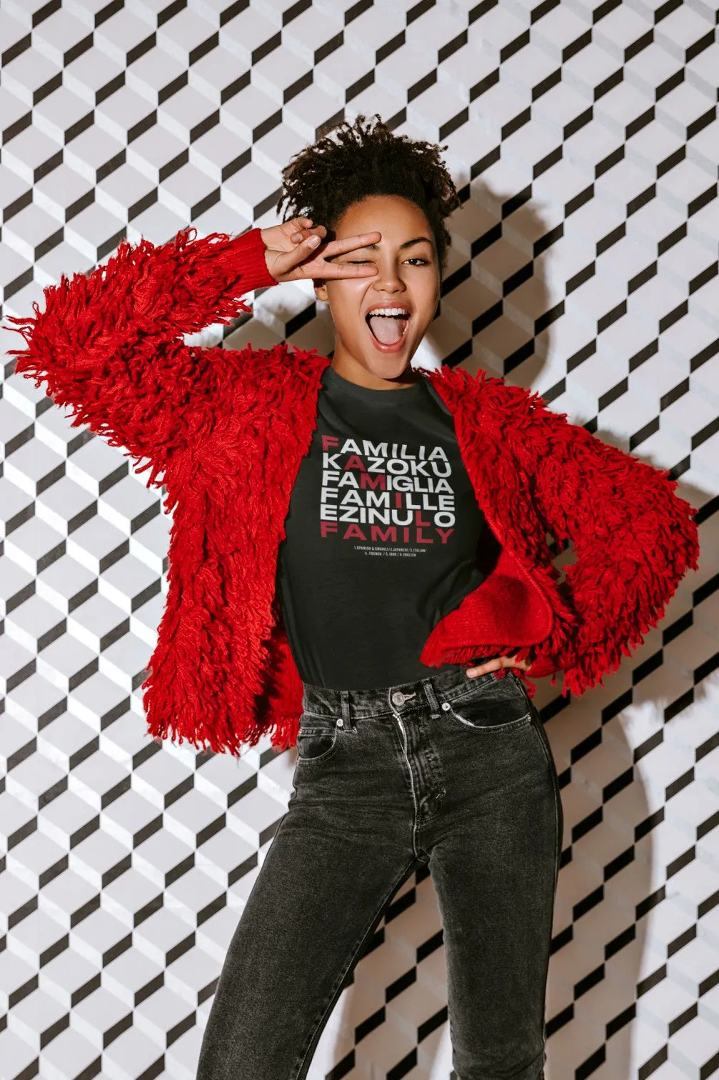 Family in Every Language - Unisex T-shirt