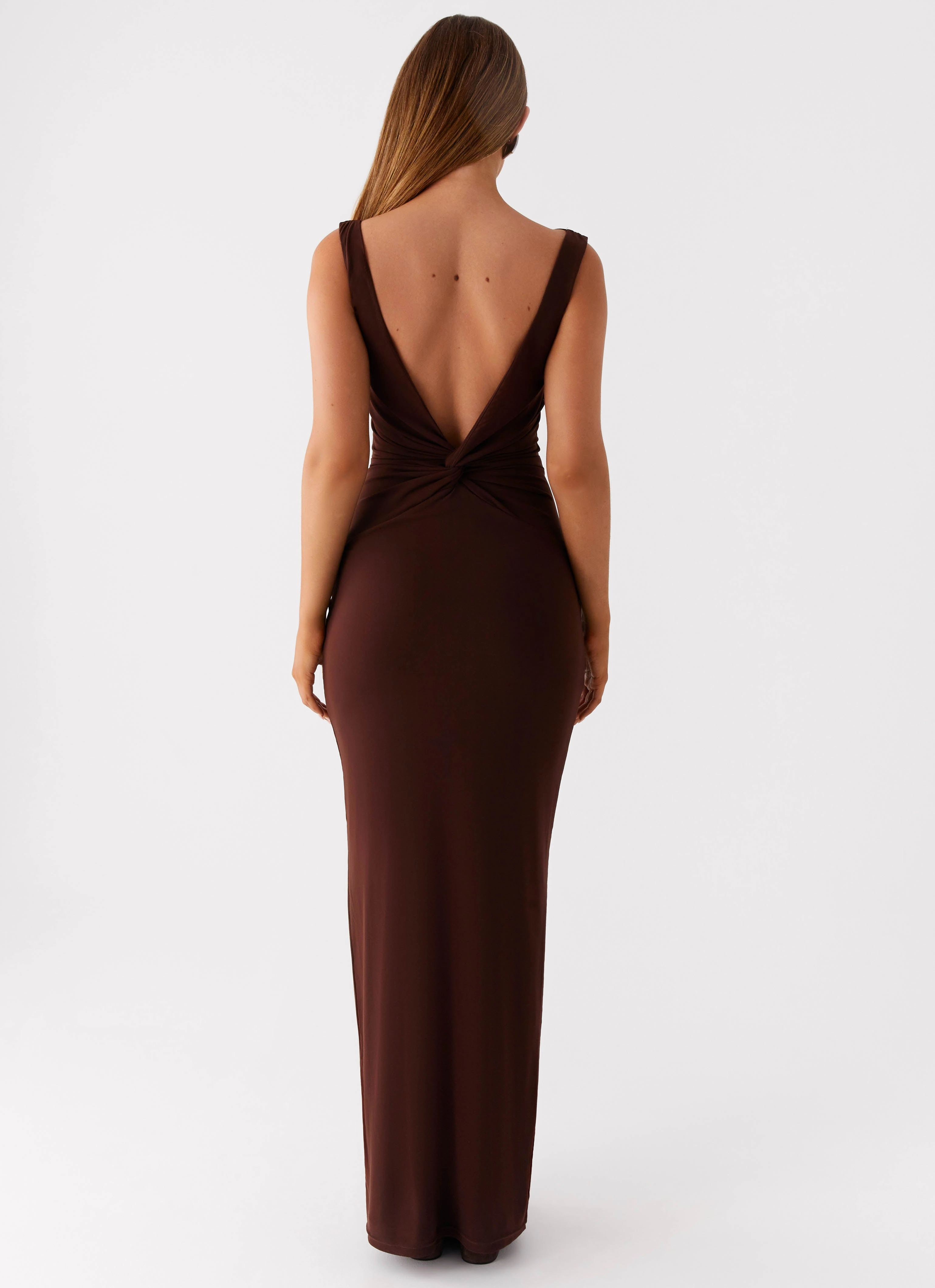 Neutral Mood Earthbound Muse Maxi Dress - Chocolate