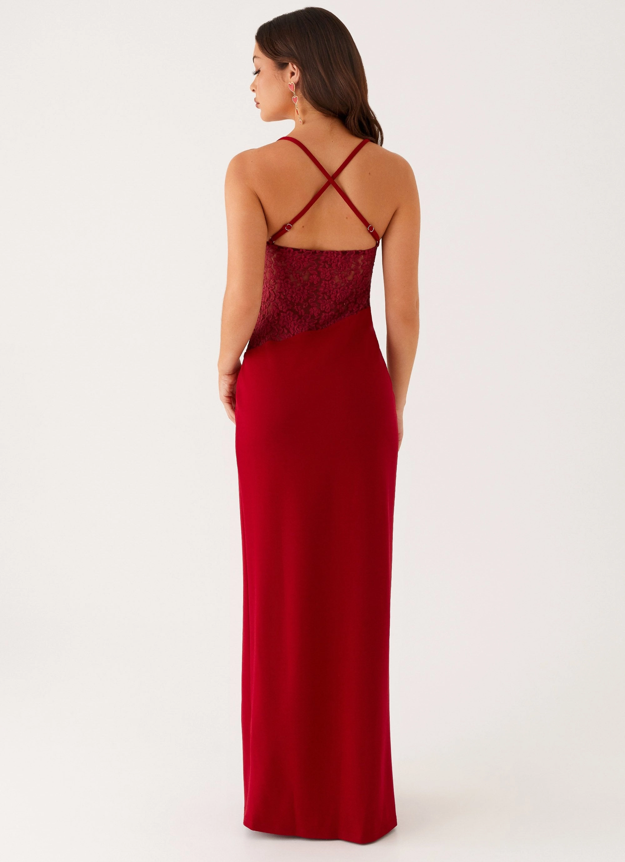 Daily Movement Heartbreaker Maxi Dress - Deep Red
