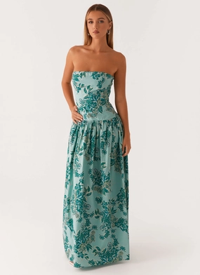 Andorra Maxi Dress - Cloud Nine Floral Move Free