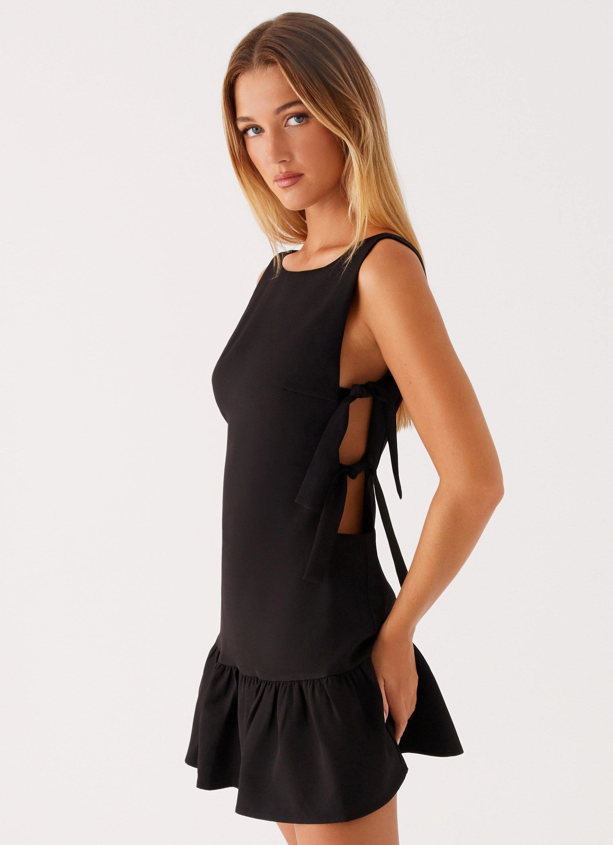 Roux Mini Dress - Black Body Confidence Fit Mood