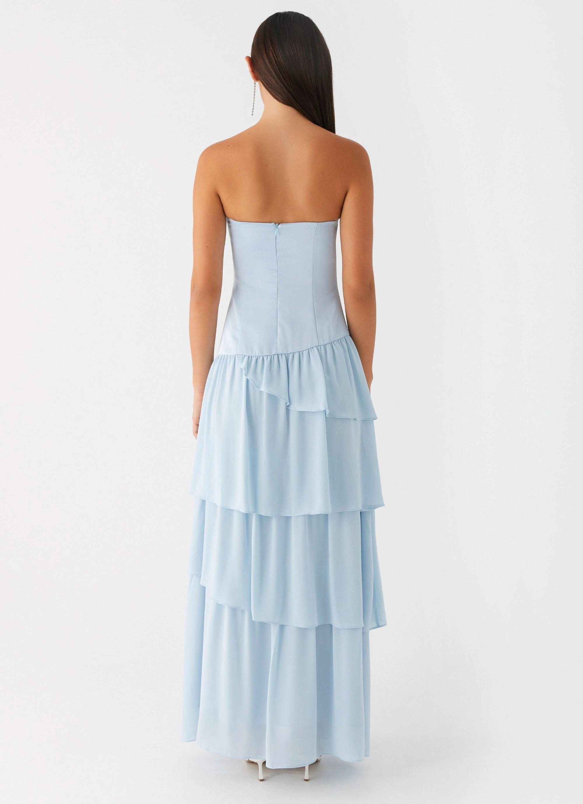 All Occasion Our Story Maxi Dress - Pastel Blue