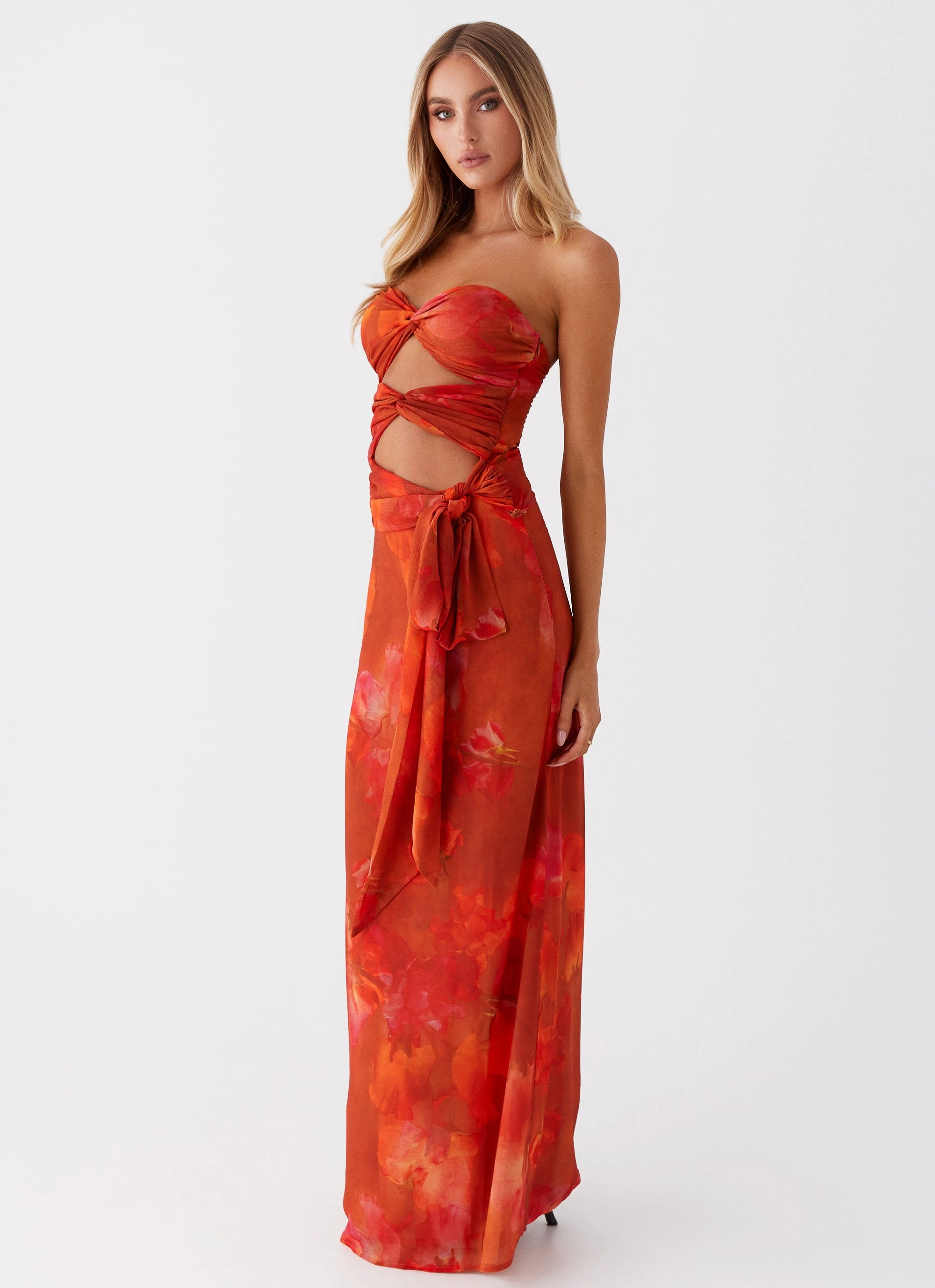 Sunlight Cascade Top - Amber HeatSealed Seams