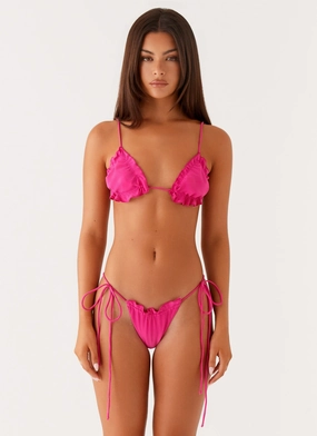 Fashionable Bottoms Gaia Bikini Bottoms - Fuchsia Resort Essentials Gaia Bikini Bottoms - Fuchsia