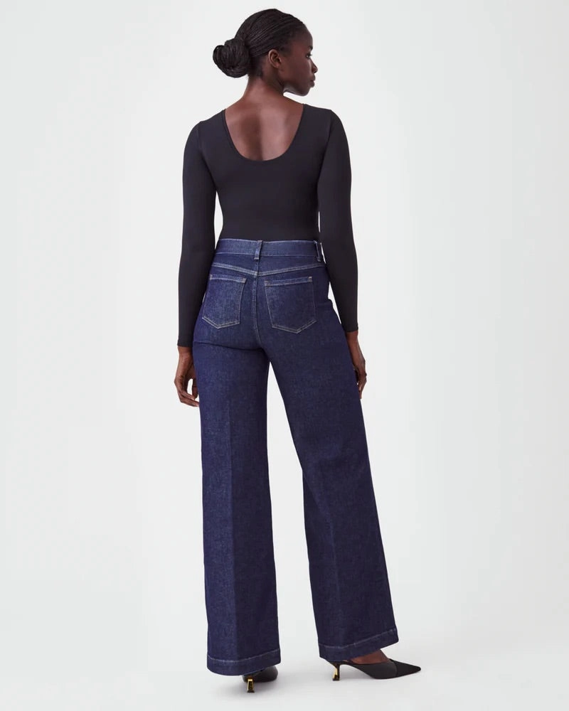 SPANX Wide Leg Jeans Modern Polo