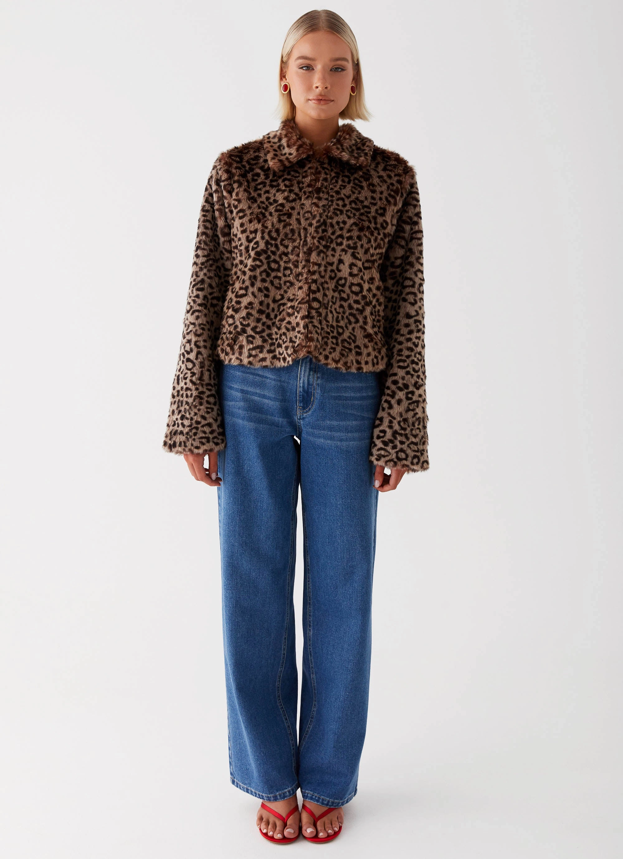 Raleigh Fur Jacket - Leopard One Color