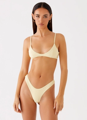 hassle-free Jacklyn Bikini Top - Yellow
