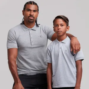 Father Sons Boys Classic Grey Polo Shirt - FSB018