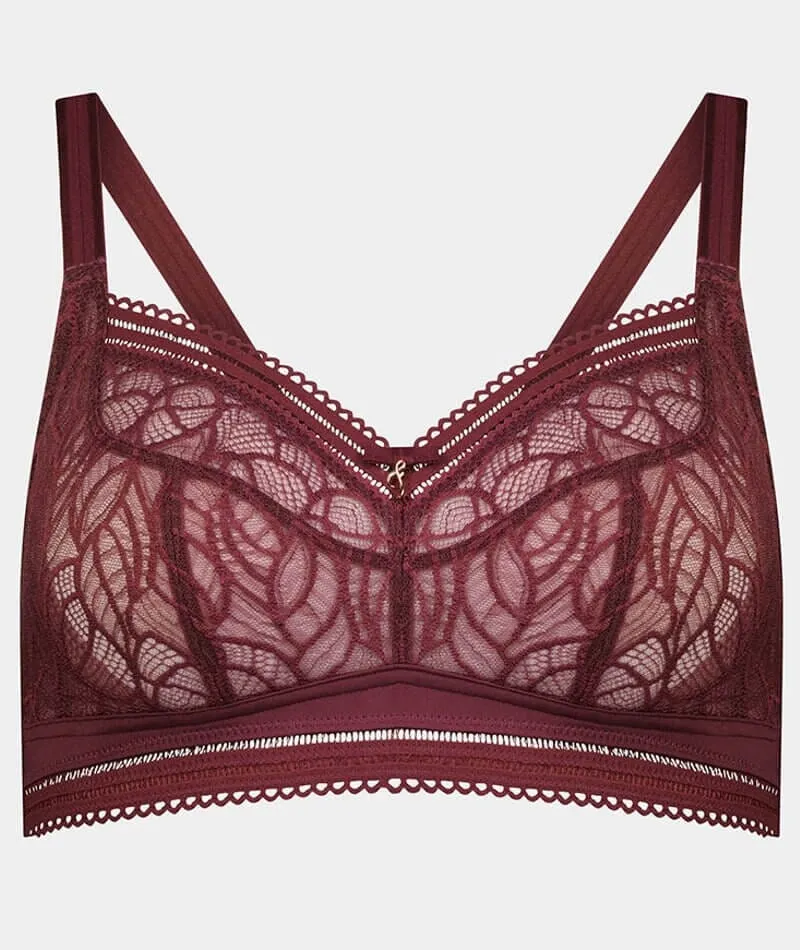 Fayreform Mysterious Wire-Free Bra - Windsor Wine